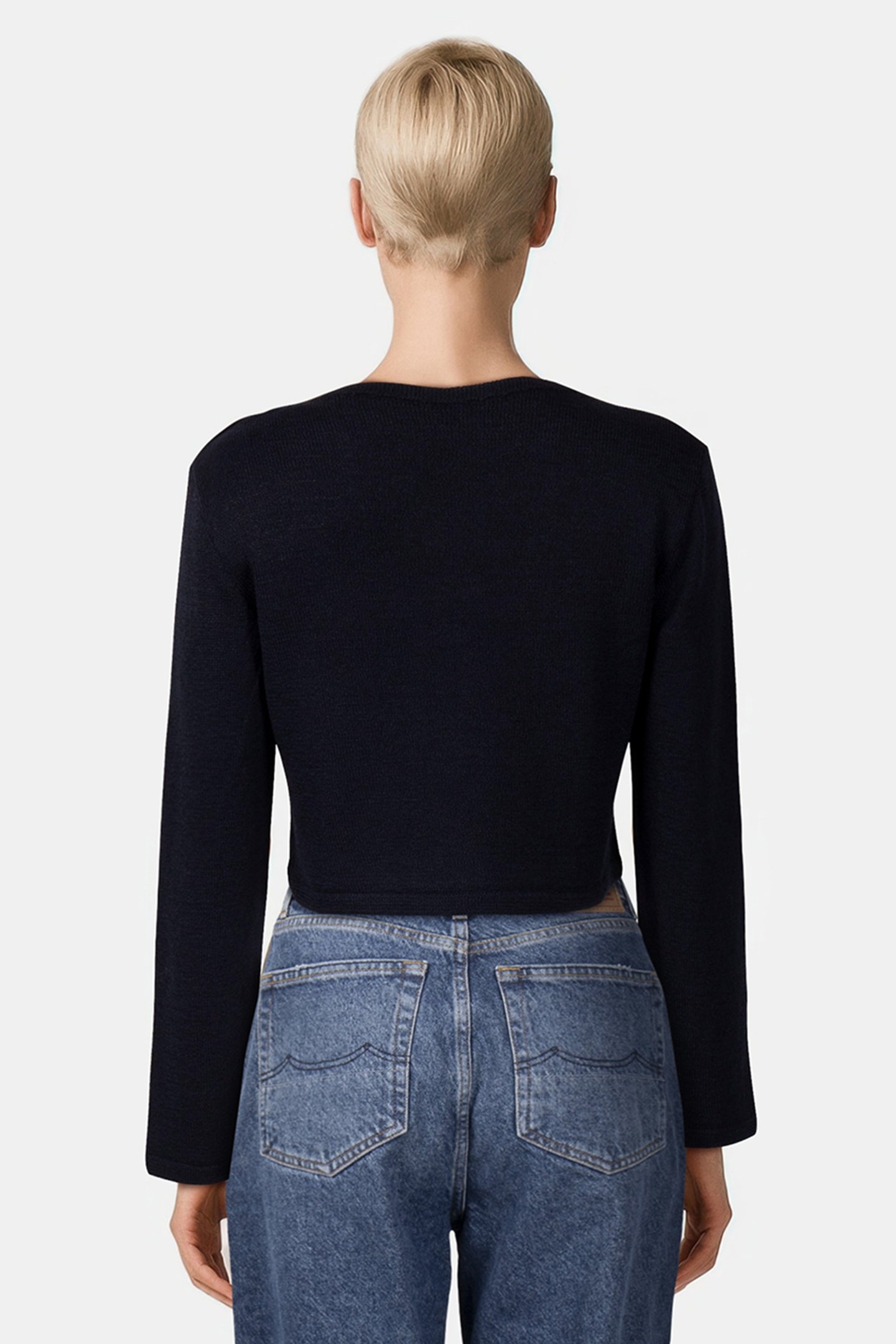 COMMA CARDIGAN DARK-BLUE 2