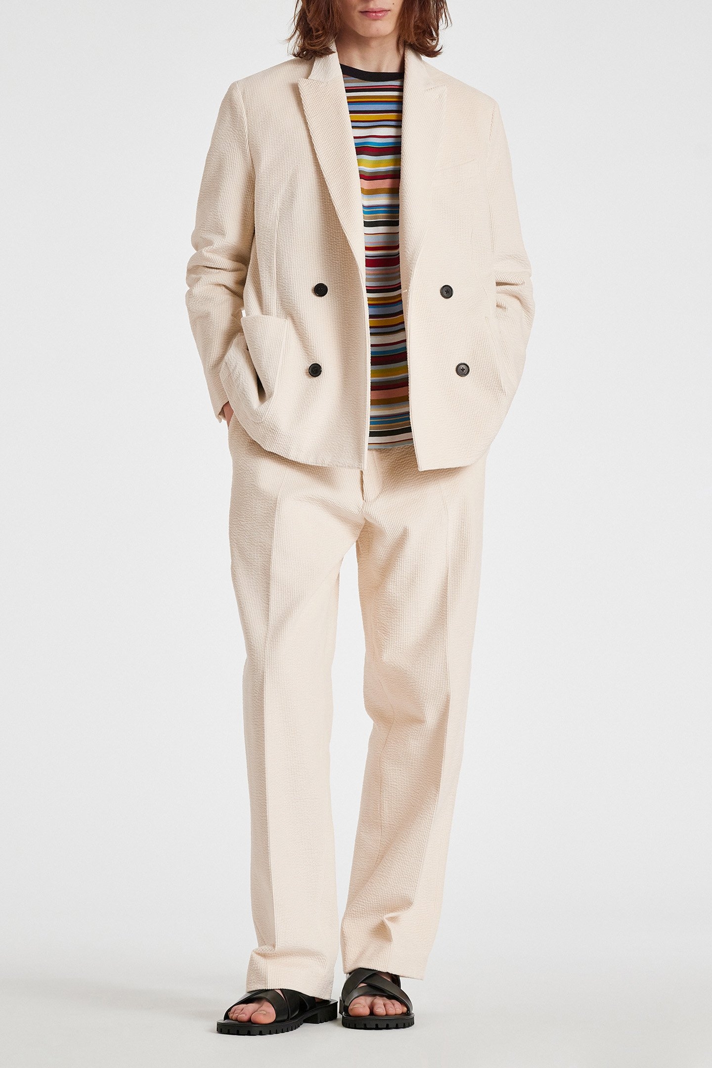 MENS POP DB JACKET OFF WHITE 3