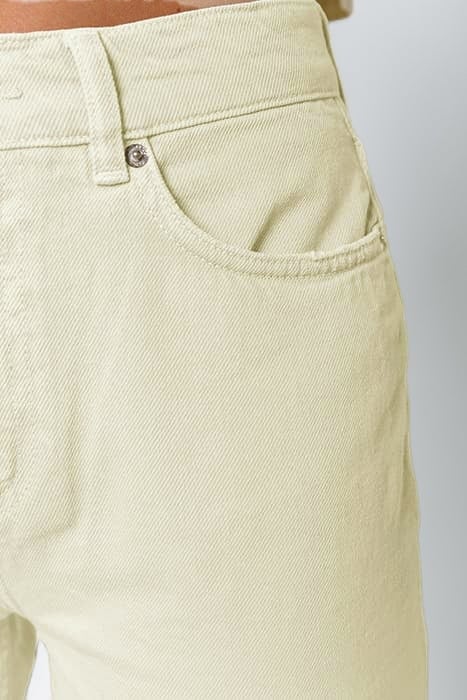 JONES MID RISE STRAIGHT LEG PANTS LIME 5