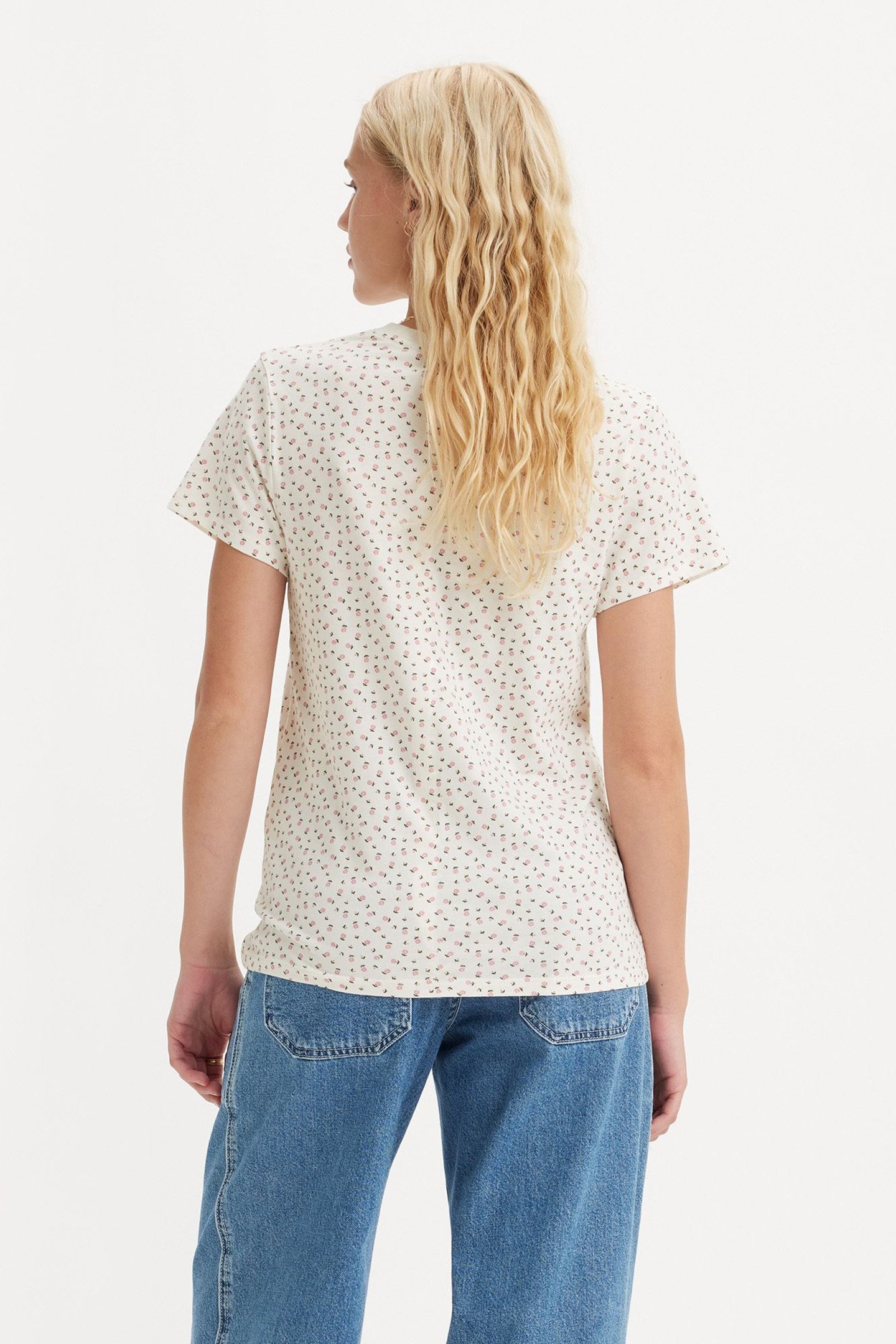 PERFECT TEE LINDEN FLORAL EGRET PRINT 2