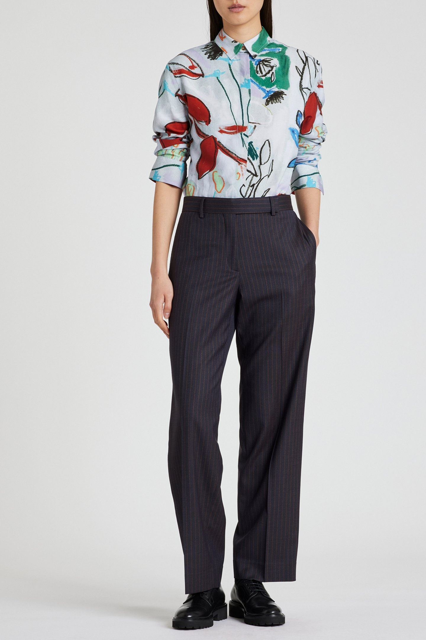 WOMENS TROUSERS VERY DARK NAVY 3