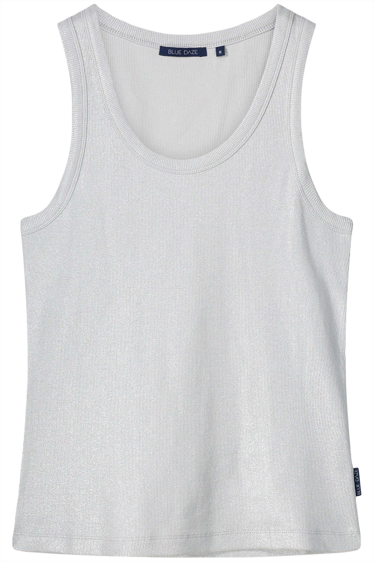 RIB TANKTOP COTTON RIB GREYS 1