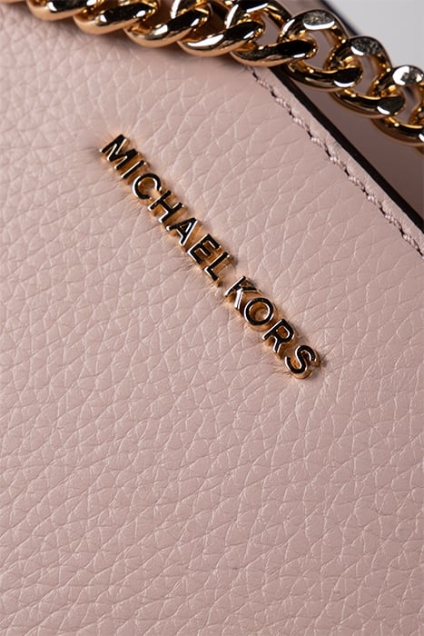 MEDIUM TOP ZIP TOTE BAG WITH CHAIN IN SOFT PINK 5