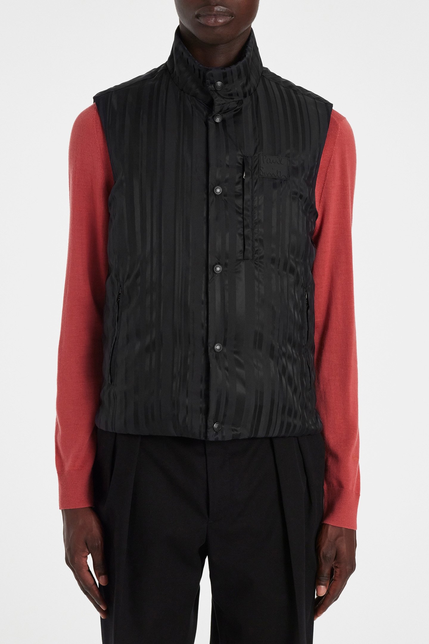 DOWN GILET BLACK 1