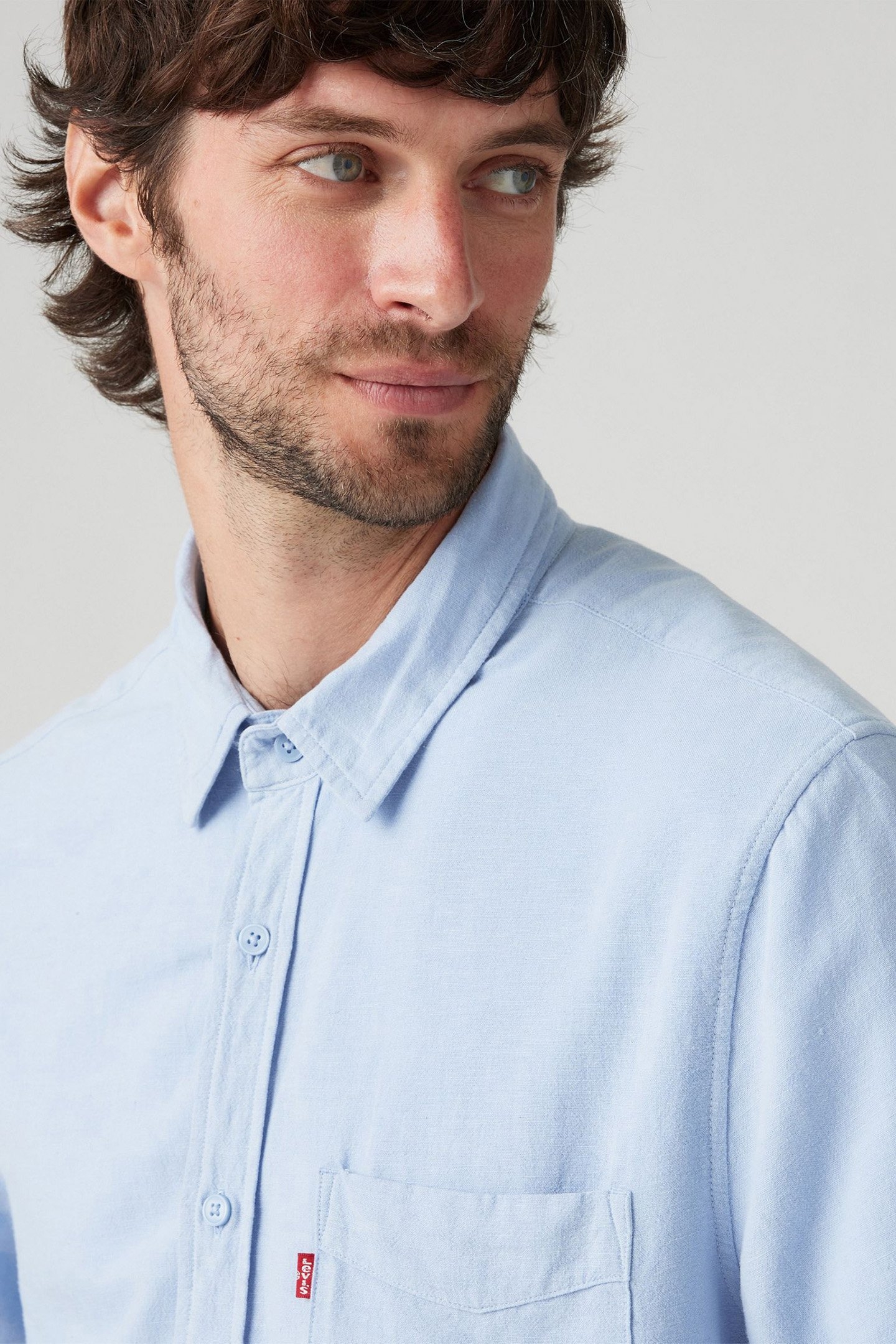 SUNSET 1 POCKET STANDARD CHAMBRAY BLUE 6