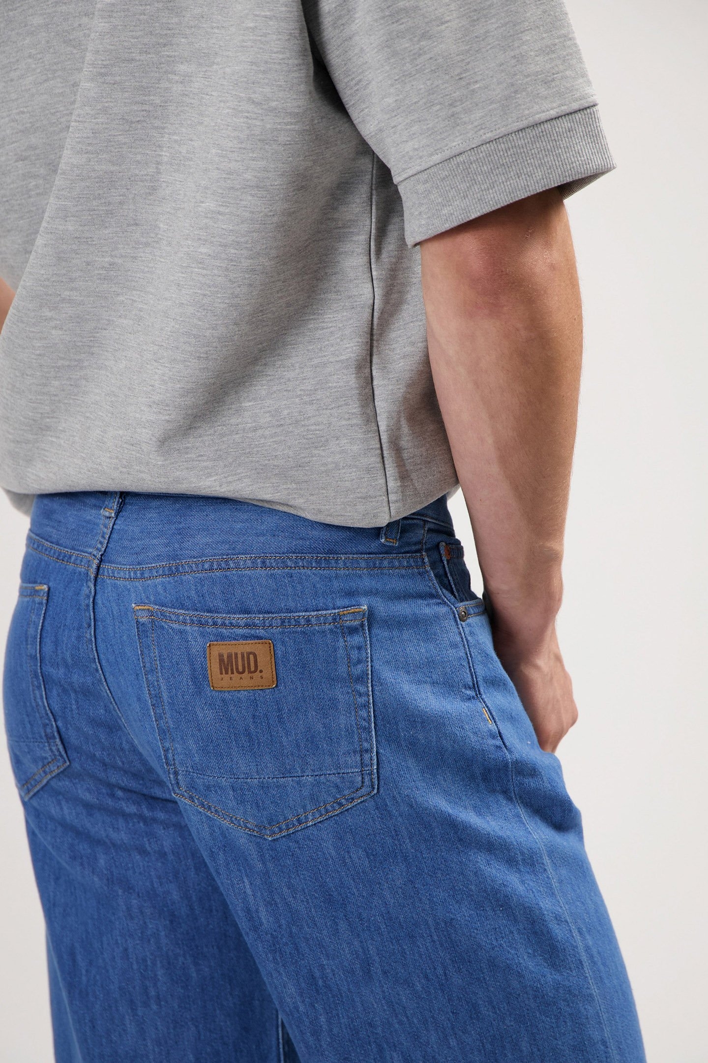 JAMES DENIM SHORT - MEDIUM STONE MEDIUM STONE 8