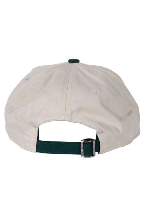 UNISEX IDENTITY BASEBALL CAP LIGHT BEIGE/BOTANICAL GREEN 2