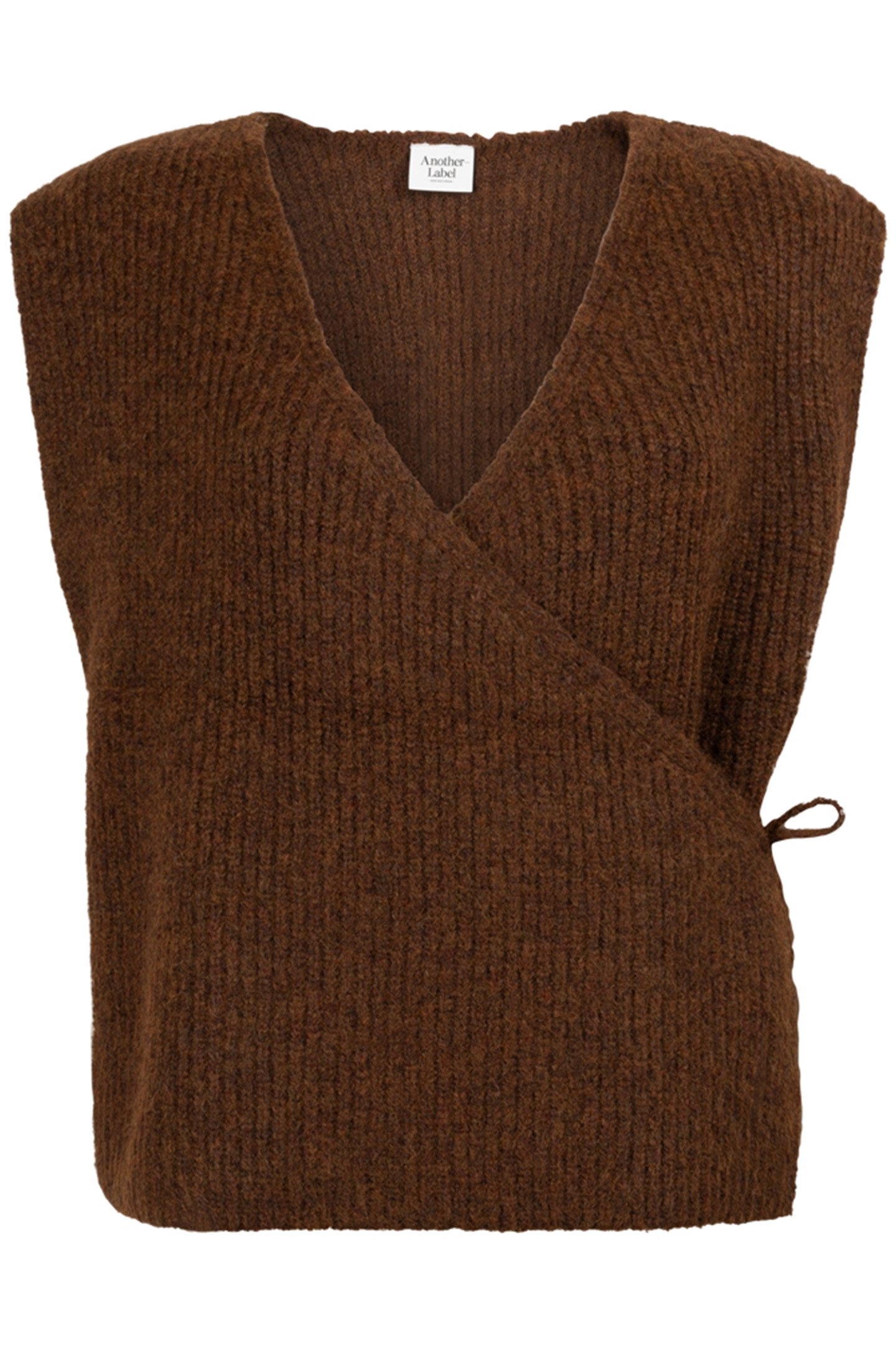 BILLIE KNITTED VEST S/L MUSTANG MELEE 1