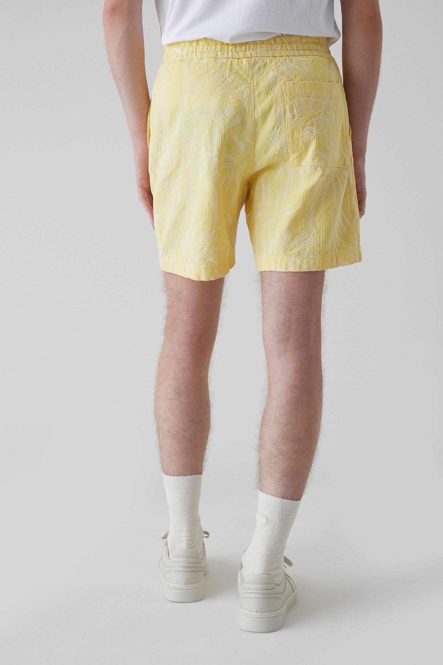 DRAWSTRING SHORTS SHORTS YELLOW ORCHID 2