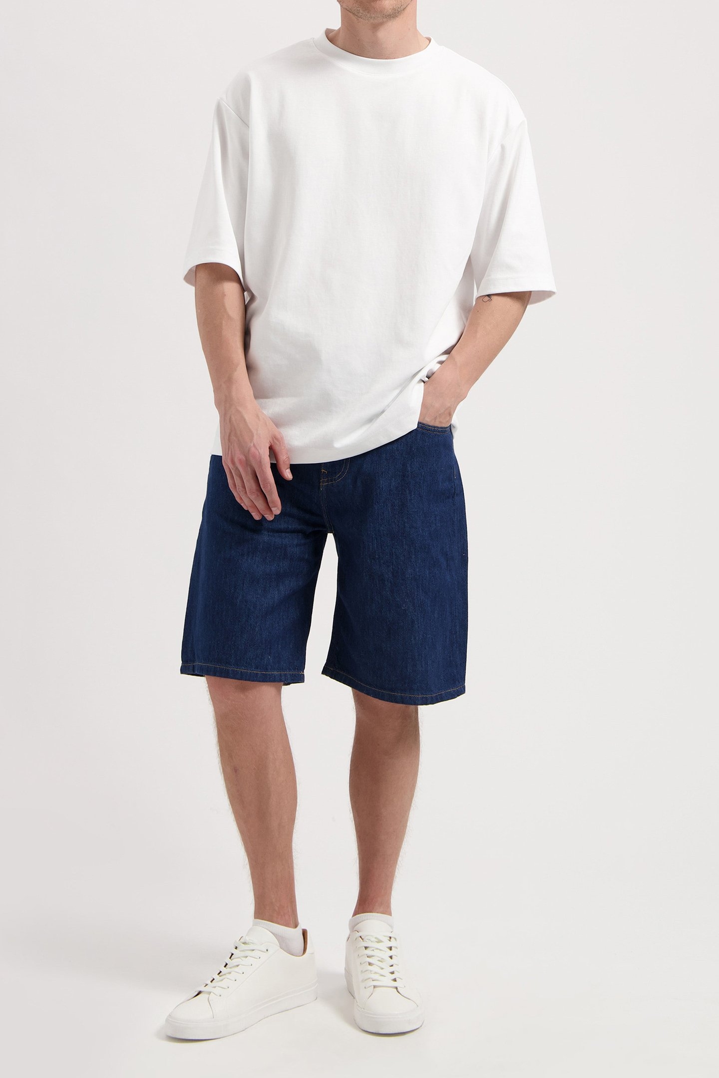 JAMES DENIM SHORT - STONE INDIGO STONE INDIGO 6