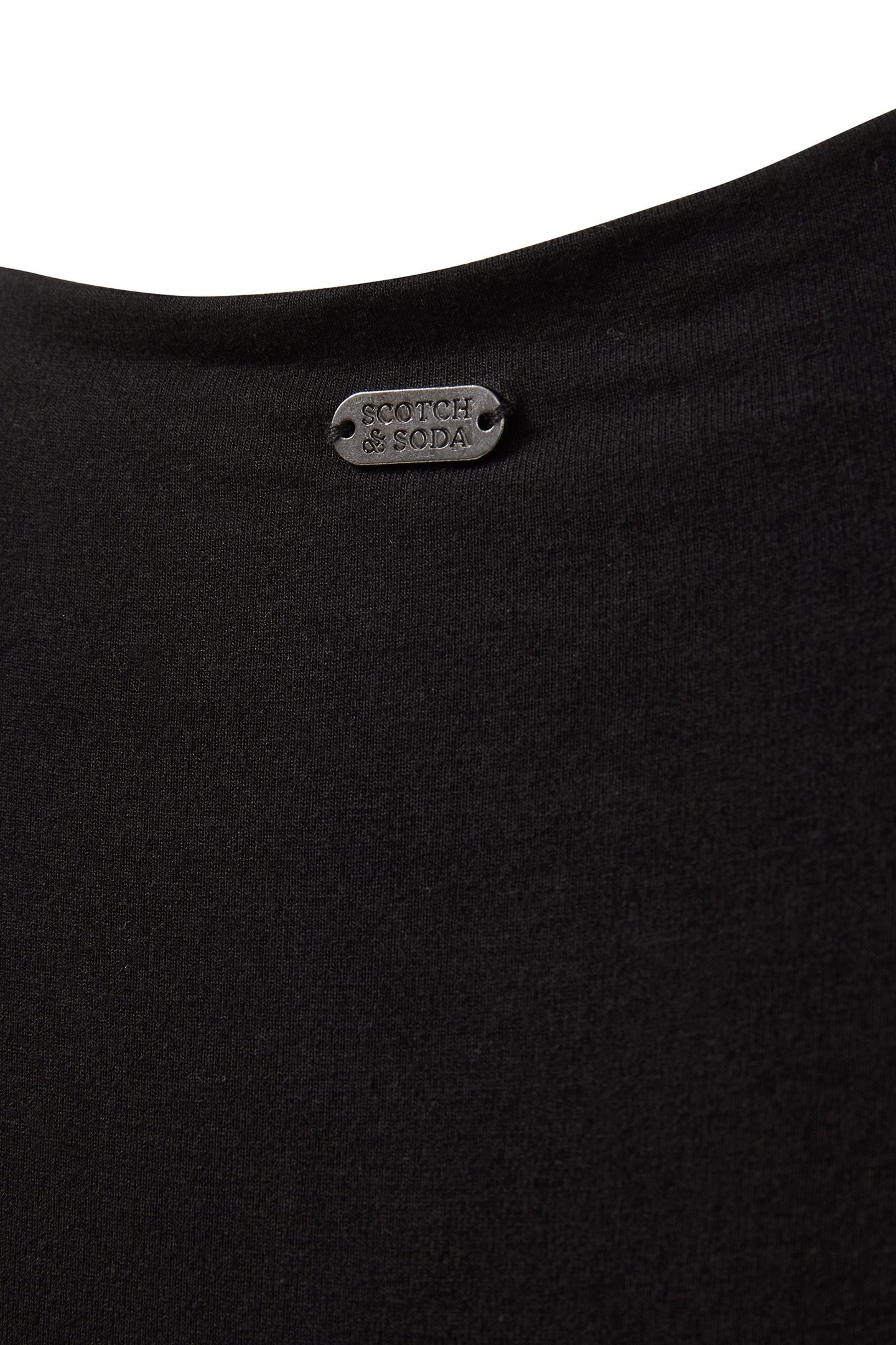 ASYMETRIC RUCHED FRONT LS DRESS BLACK 6