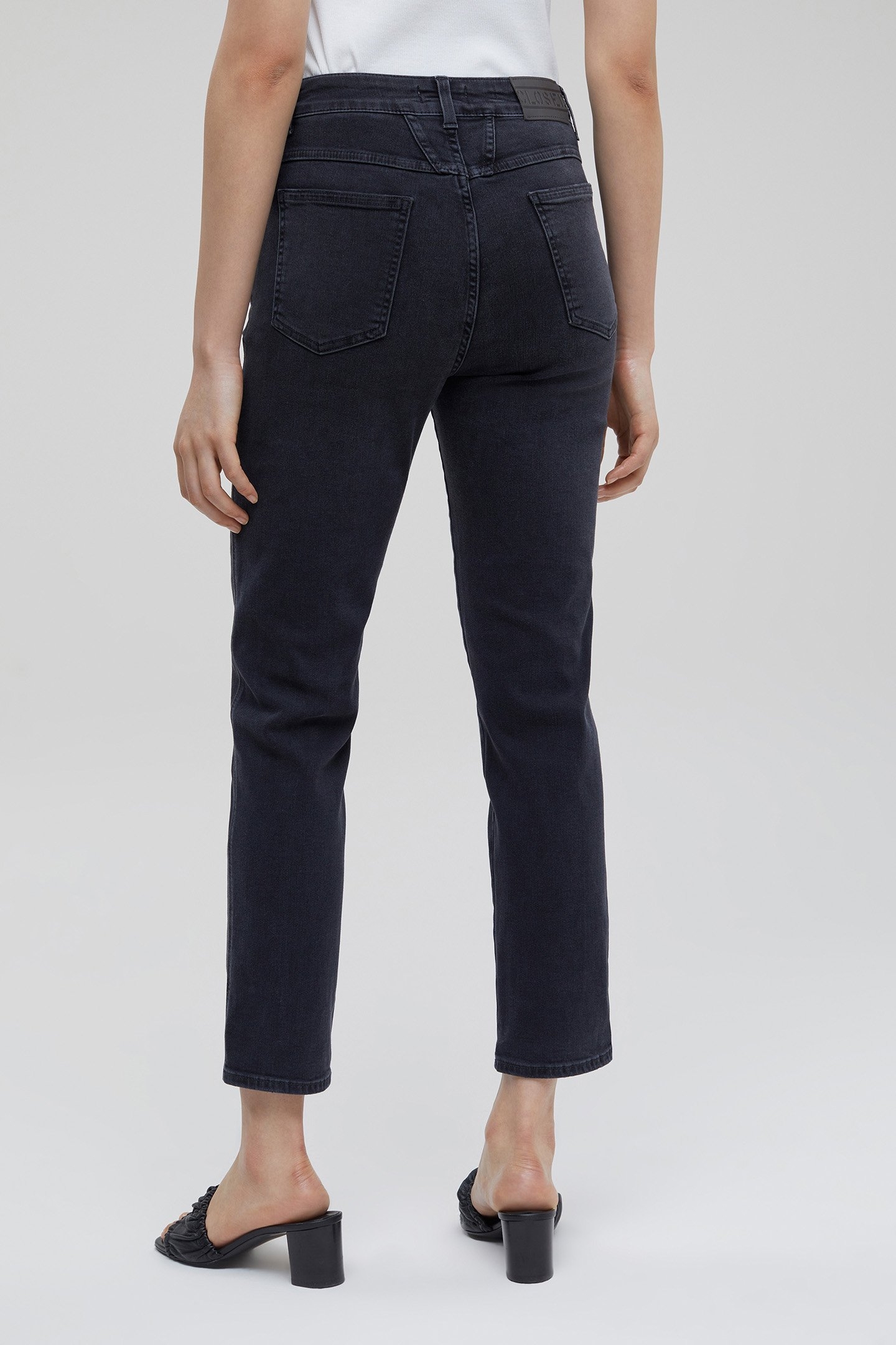 PEDAL PUSHER JEANS BLACK/BLACK 2