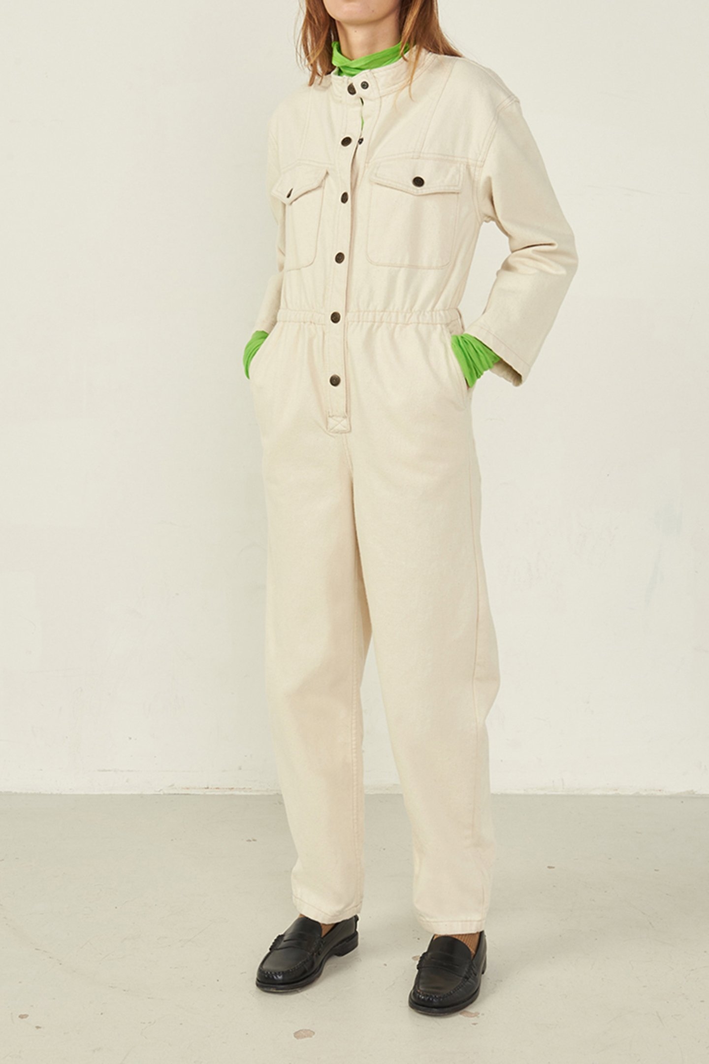 SPYWOOD JUMPSUIT ECRU 1