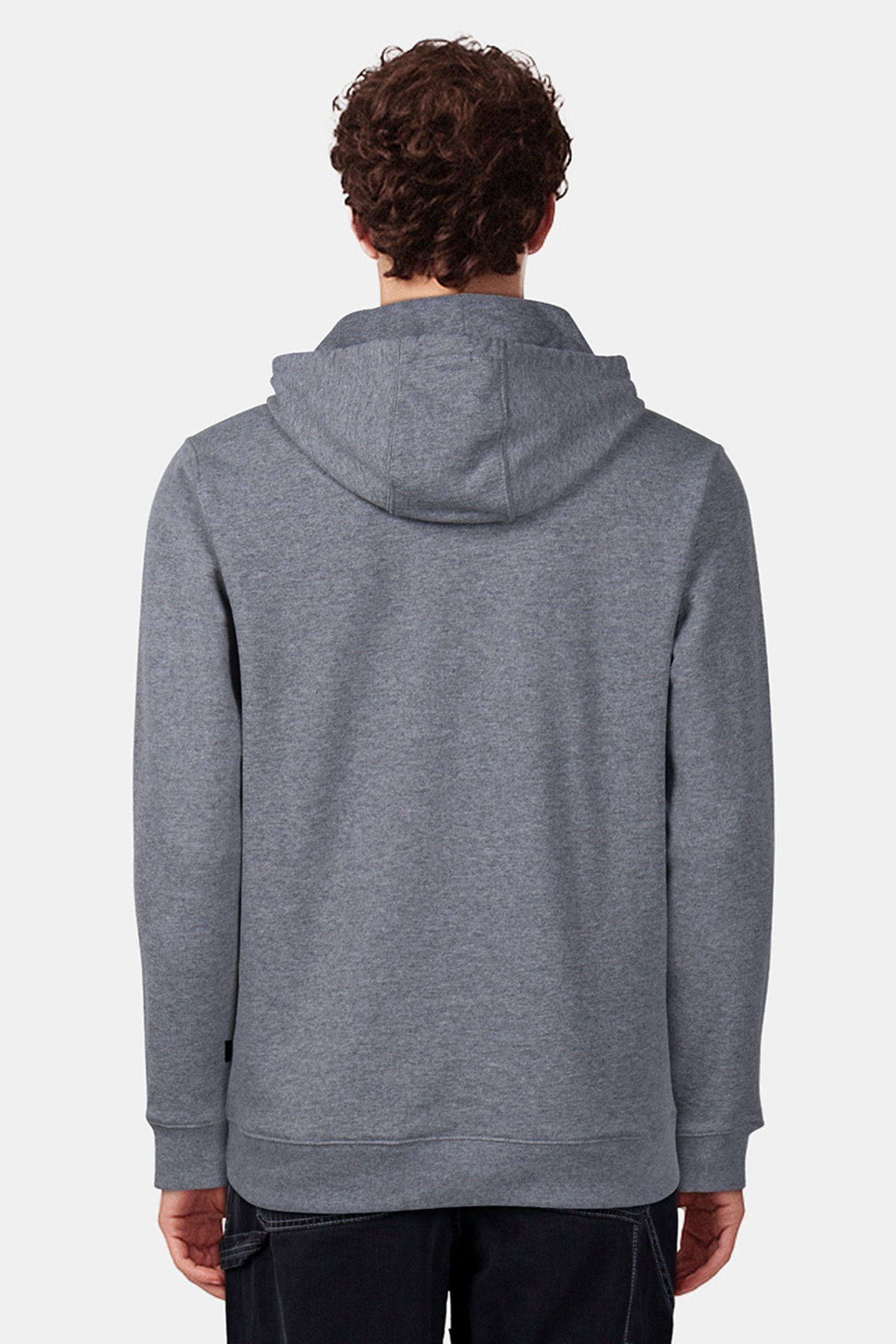 MN VANS CLASSIC PO HOODIE II CEMENT HEATHER/BLACK 2