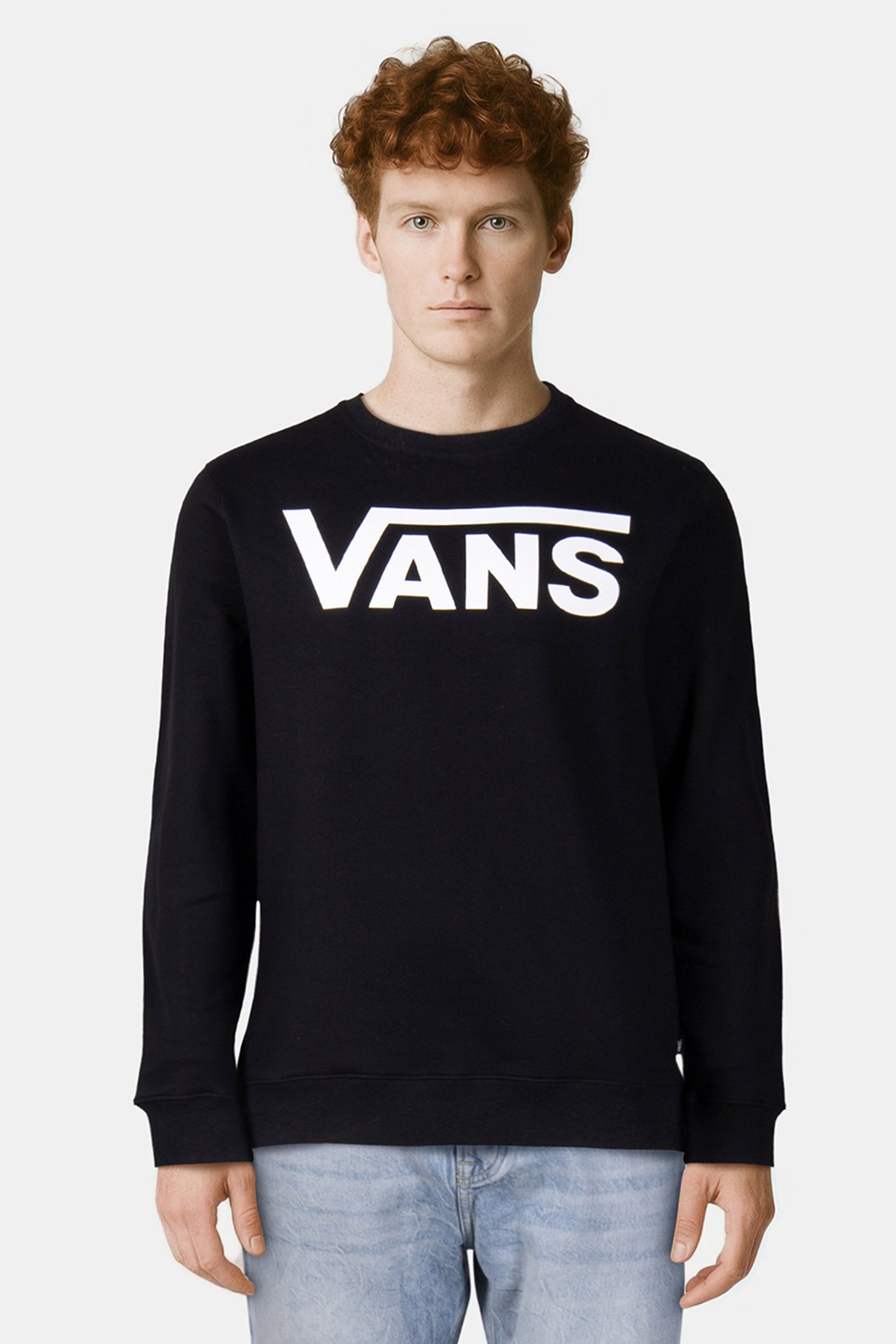 MN VANS CLASSIC CREW II BLACK/WHITE 1