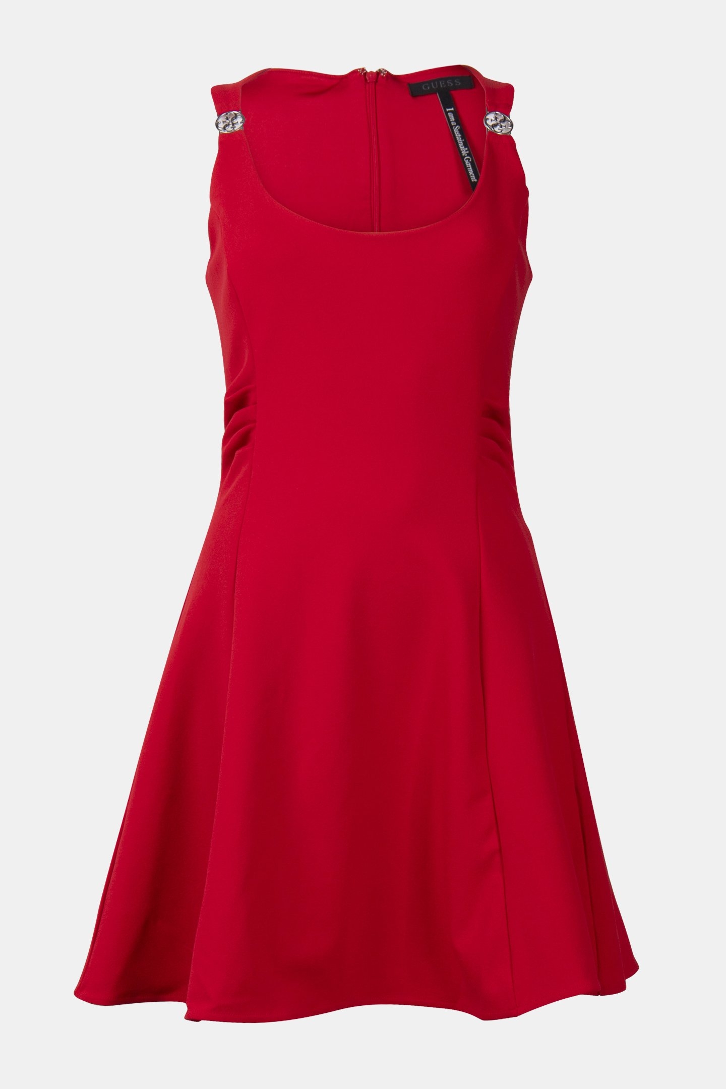 GUESS ECO SL FLARE ARIANNA DRE CHILI RED 3