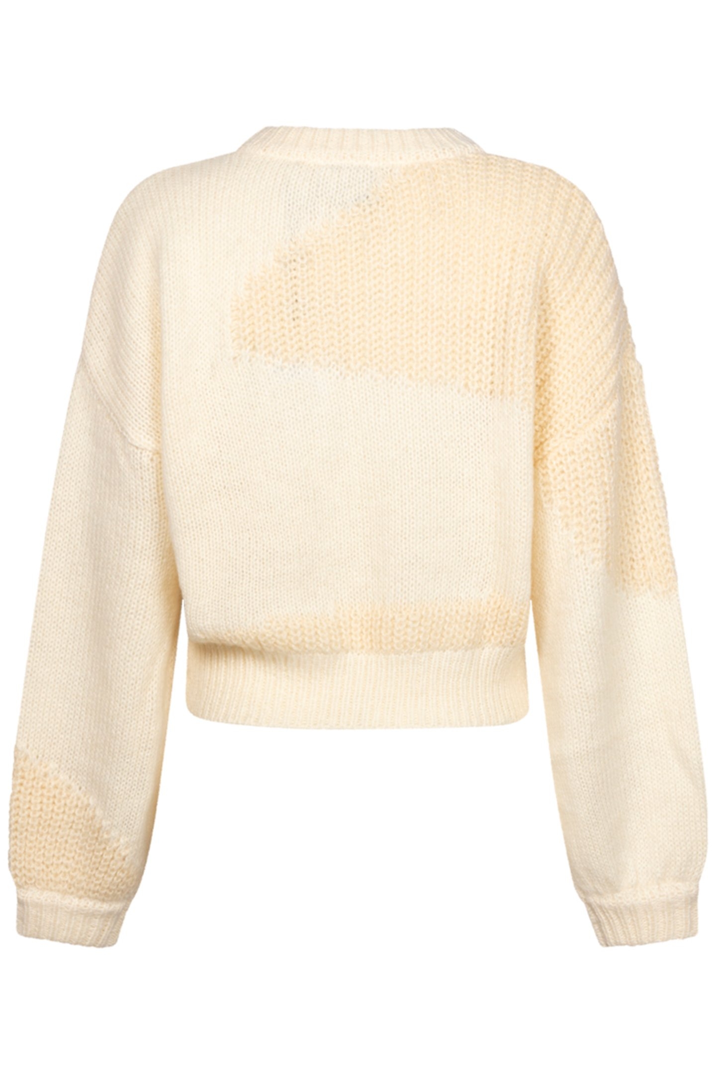 CASSY KNITTED PULL LONG SLEEVE EGG WHITE 2