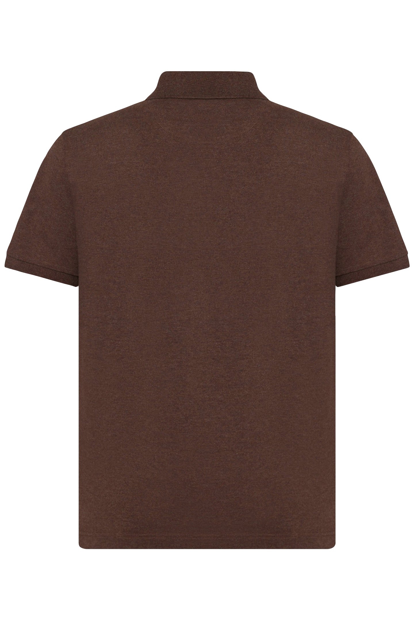 NICKYSI POCKET POLO BROWN BARK MELANGE 4