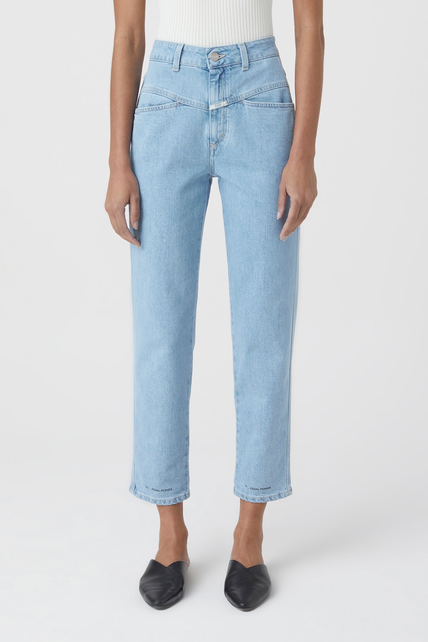 PEDAL PUSHER JEANS LIGHT BLUE 1