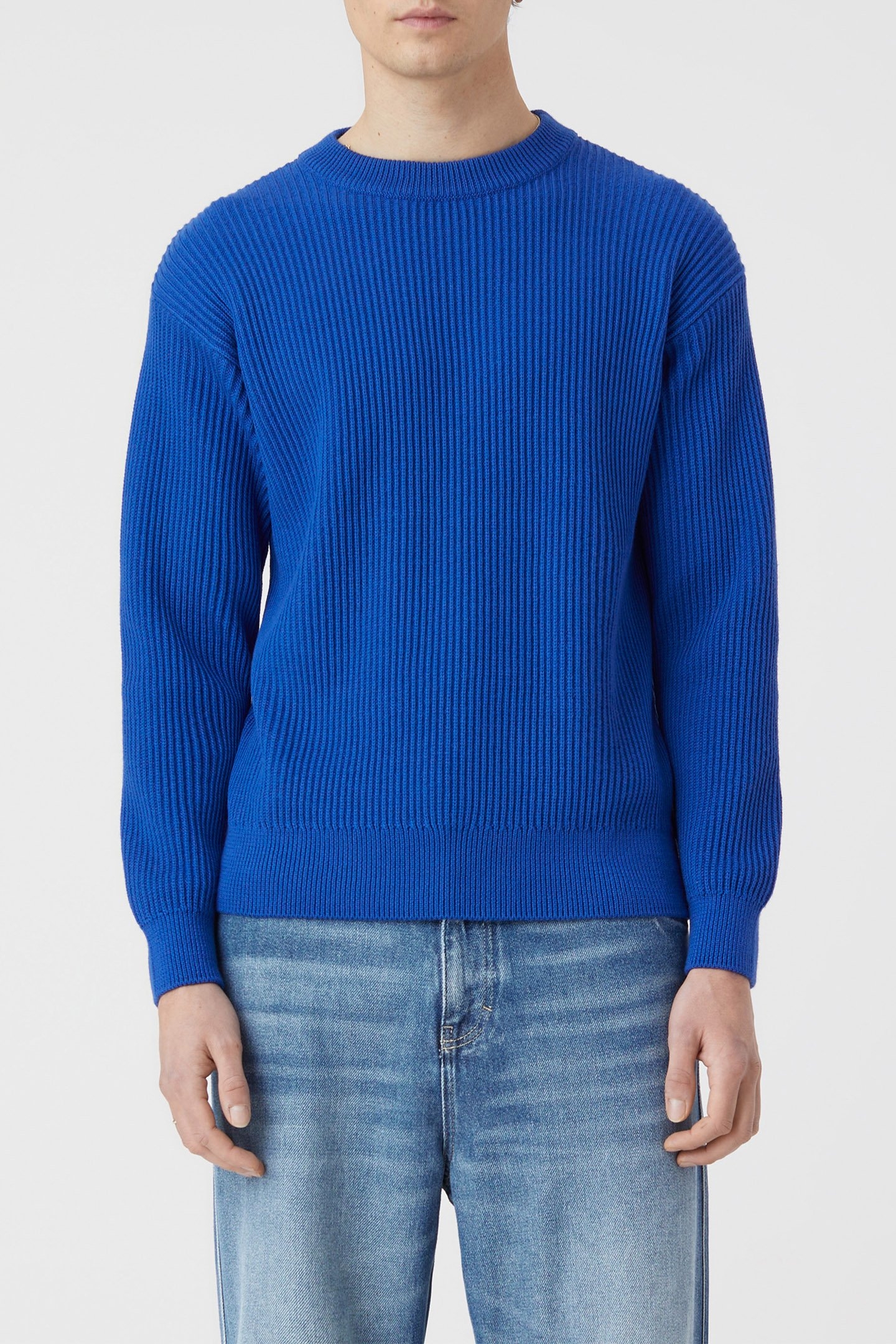 KNITTED JUMPER KNITS OCEAN BLUE 1