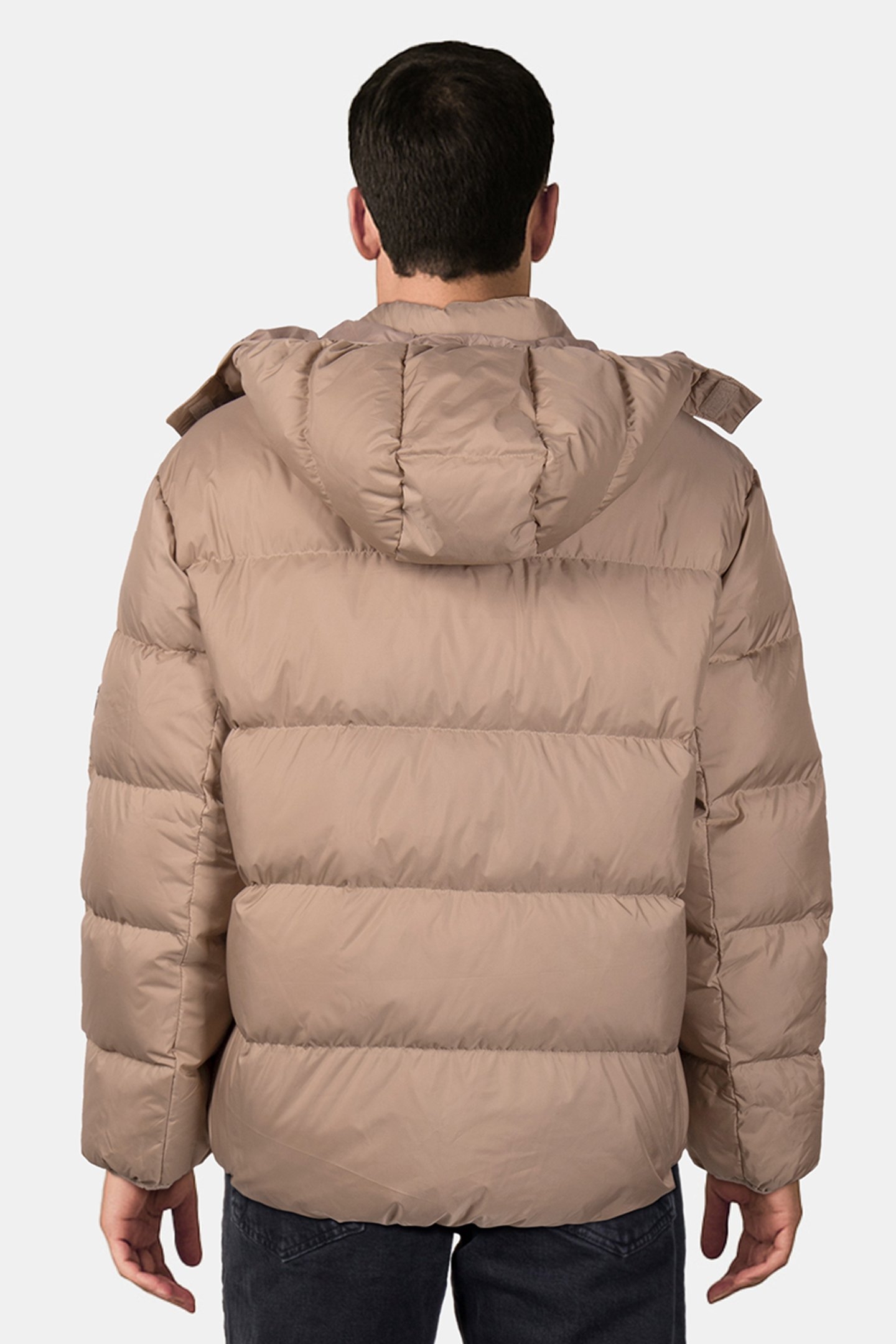 DENNIS PUFFER JACKET BEIGE 2