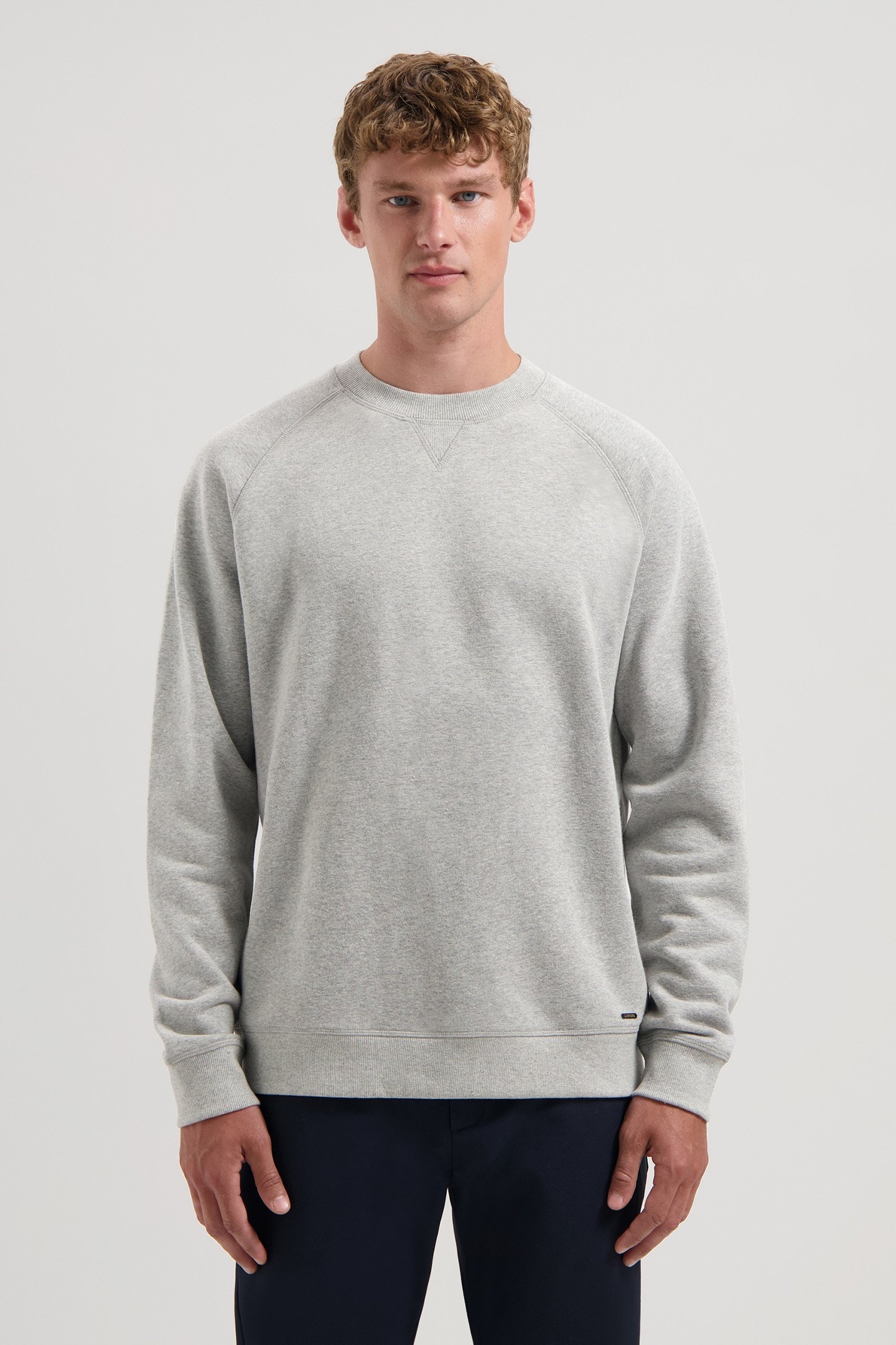 DS_SAMMY CREW PEACH SWEAT GREY MELANGE 1