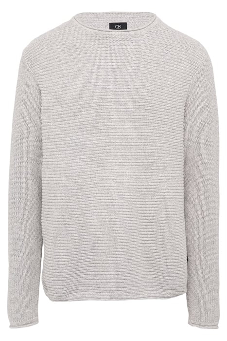 S.OLIVER-QS PULLOVER LIGHT GREY 4