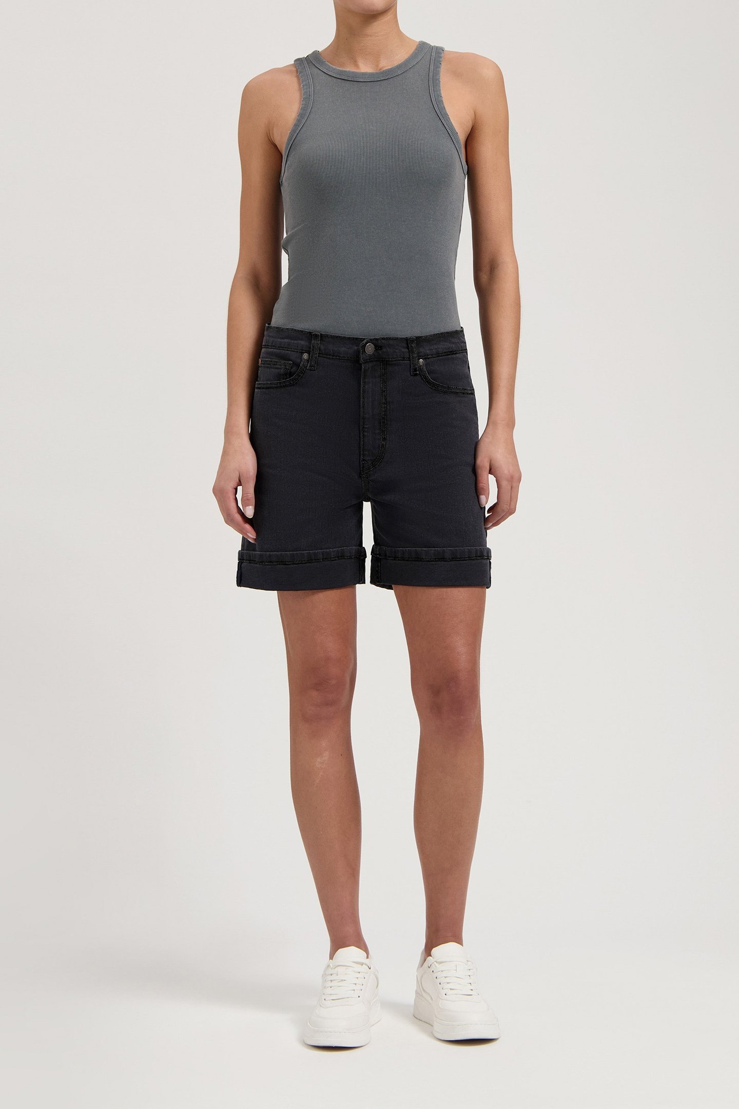 LUNA MID SHORT - BLACK VINTAGE BLACK VINTAGE 3