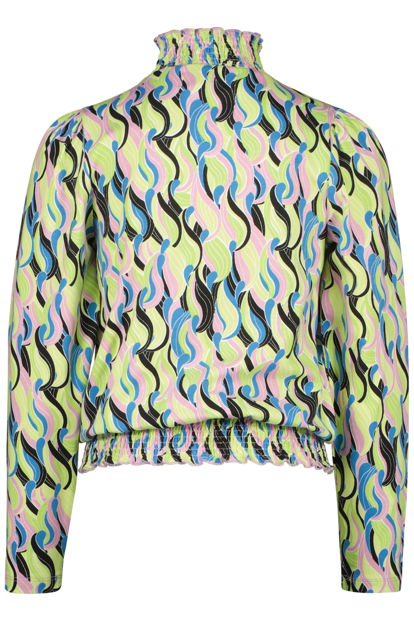 GIRL'S JAMELIE TOP GREEN SPLASH 2