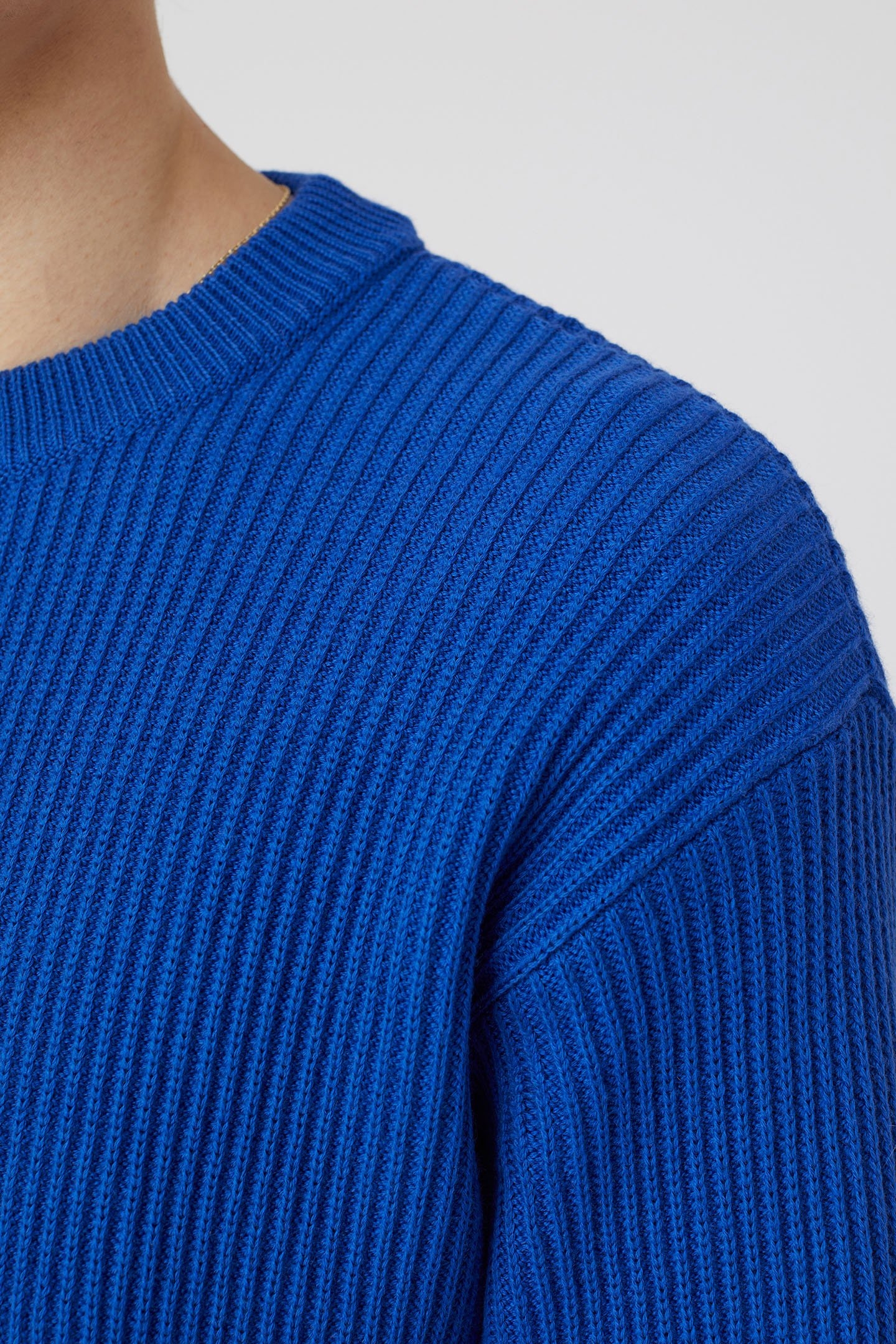 KNITTED JUMPER KNITS OCEAN BLUE 3