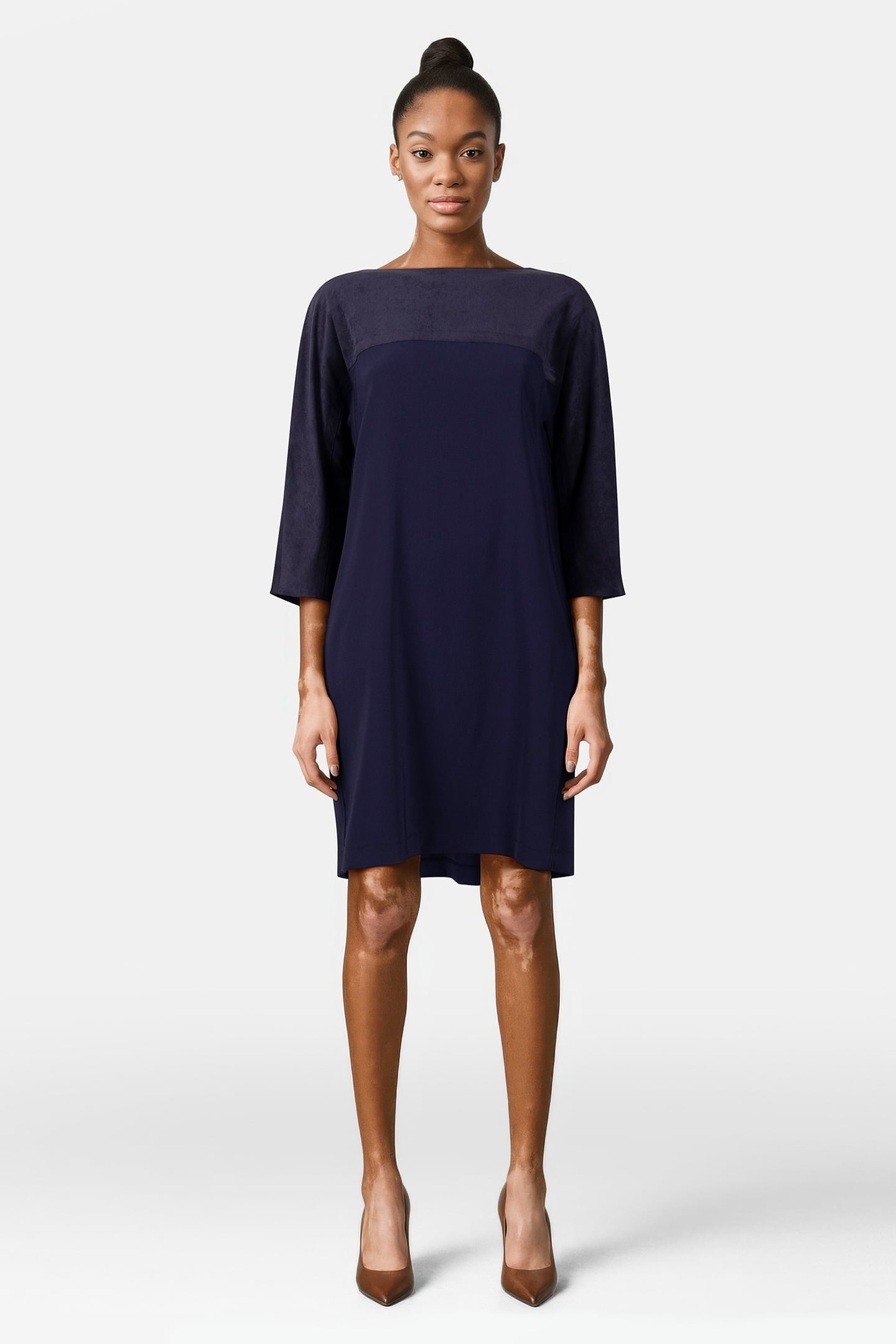 DRESS BOW BACK MIDNIGHT BLUE 1