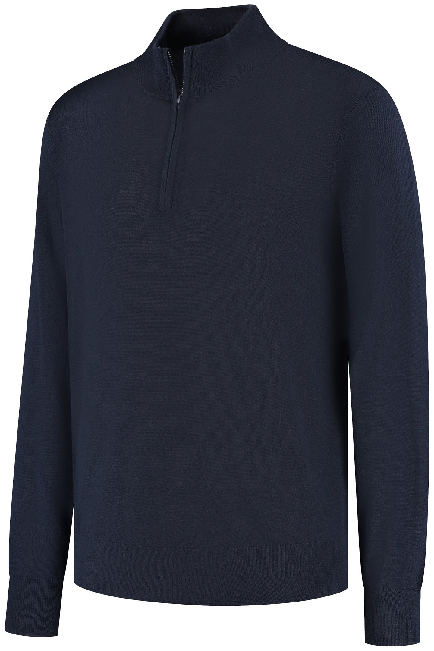 ZIP UP 100% MERINO NAVY BLUE 4