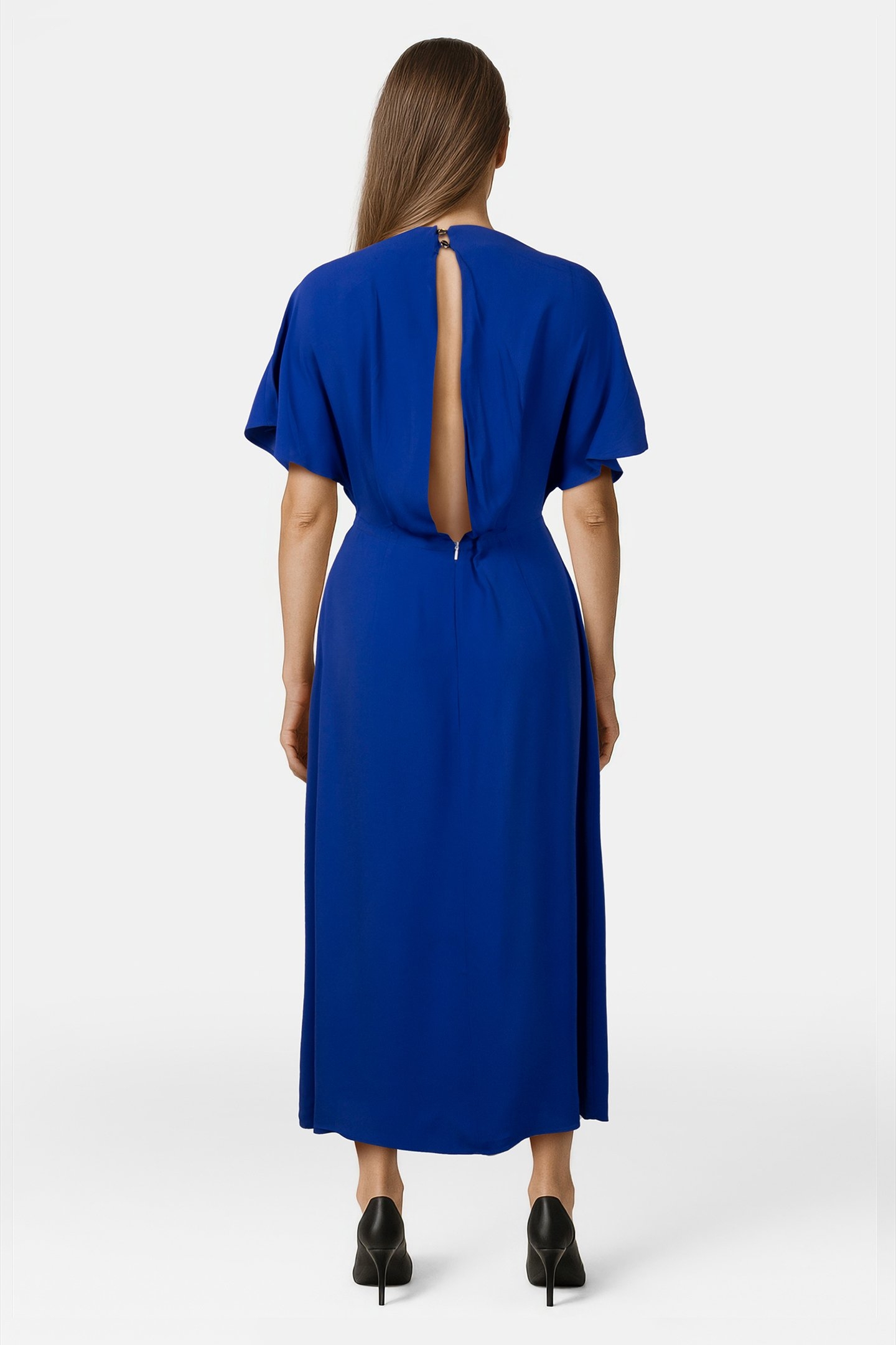 CREPE OPEN BACK DRESS SURF THE WEB 2