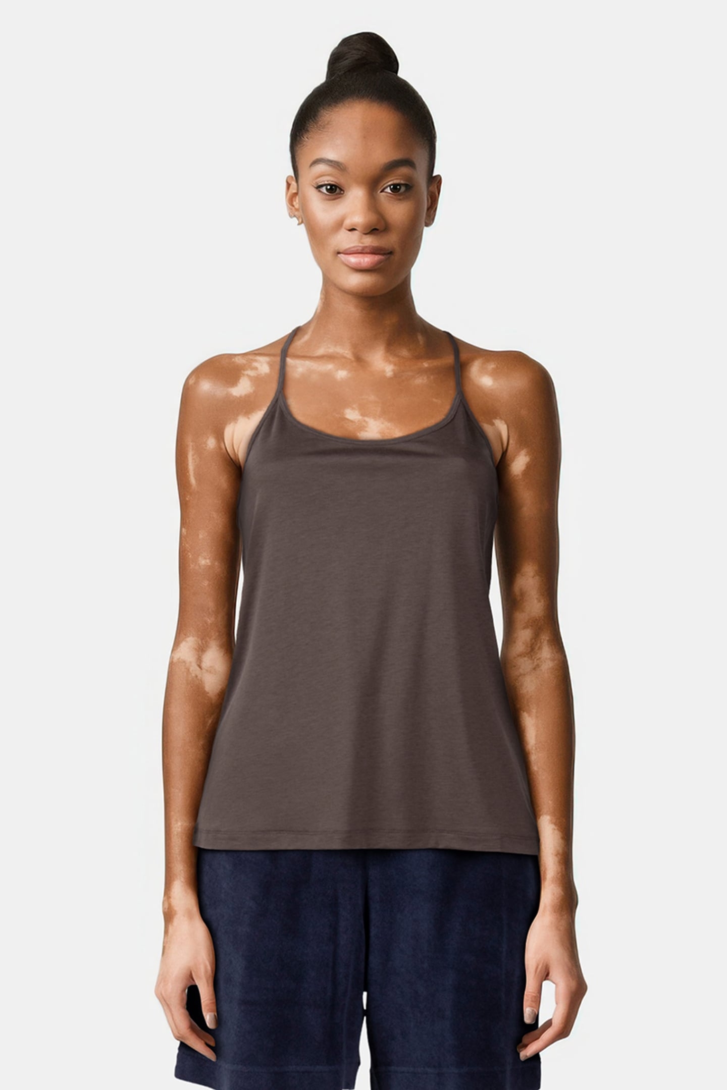 ANEMONE TOP DARK KHAKI 1