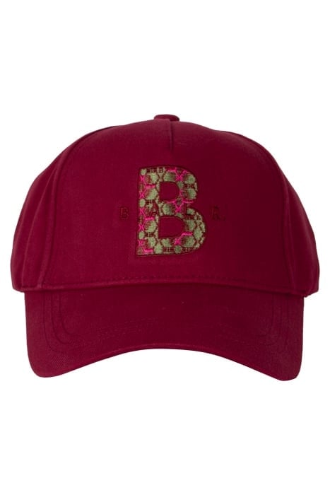 UNISEX BALR. MONOGRAM COTTON CAP TIBETIAN RED 1