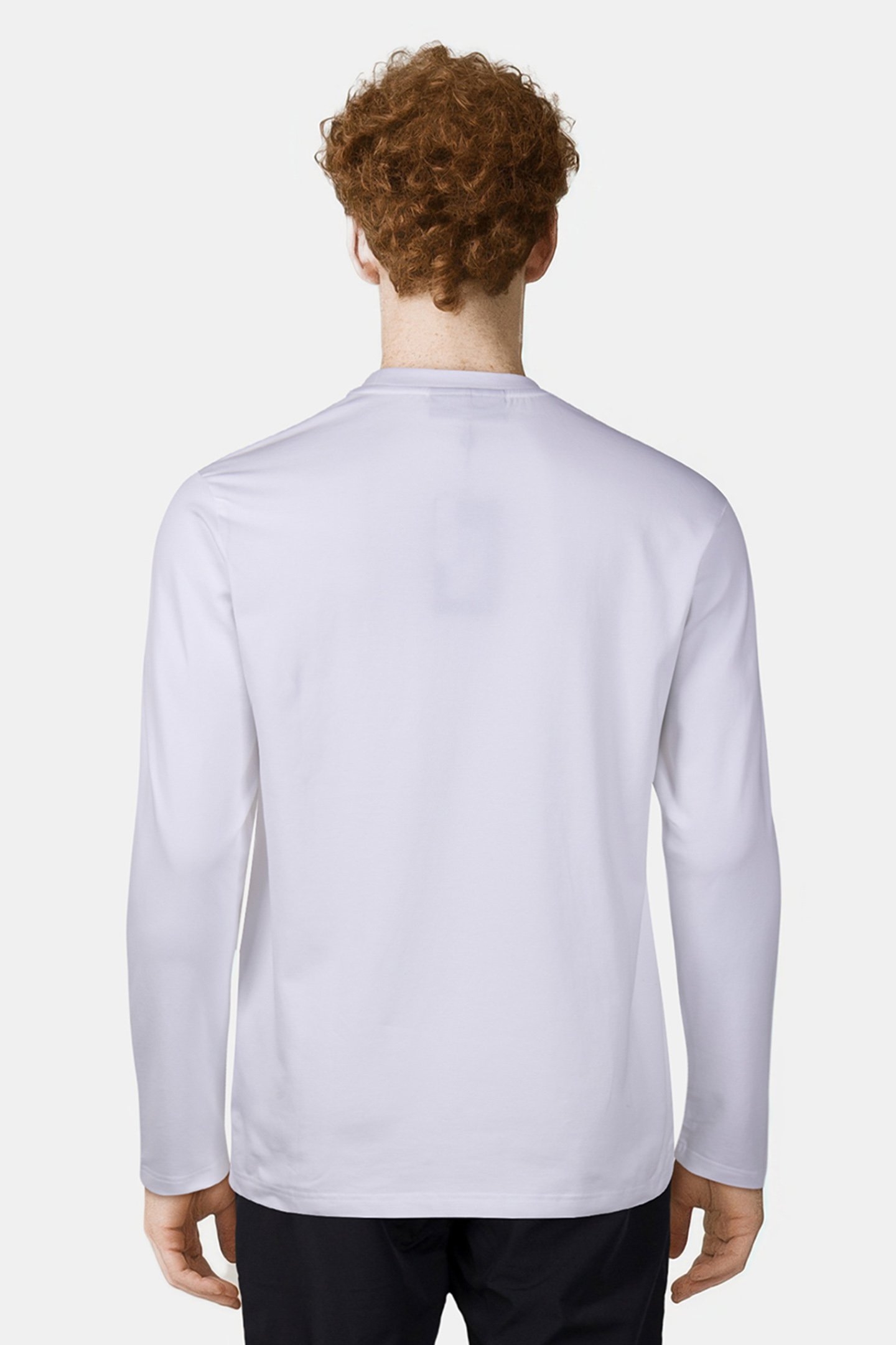 JP BRAND REGULAR FIT LONGSLEEVE T-SHIRT BRIGHT WHITE 2