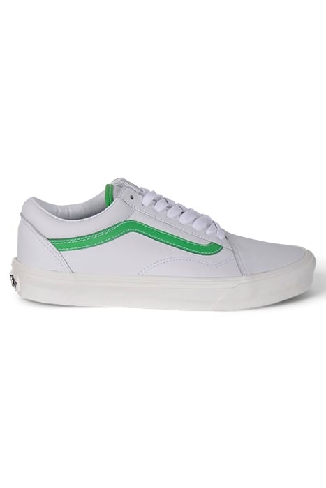 OLD SKOOL LEATHER WHITE/GREEN 1