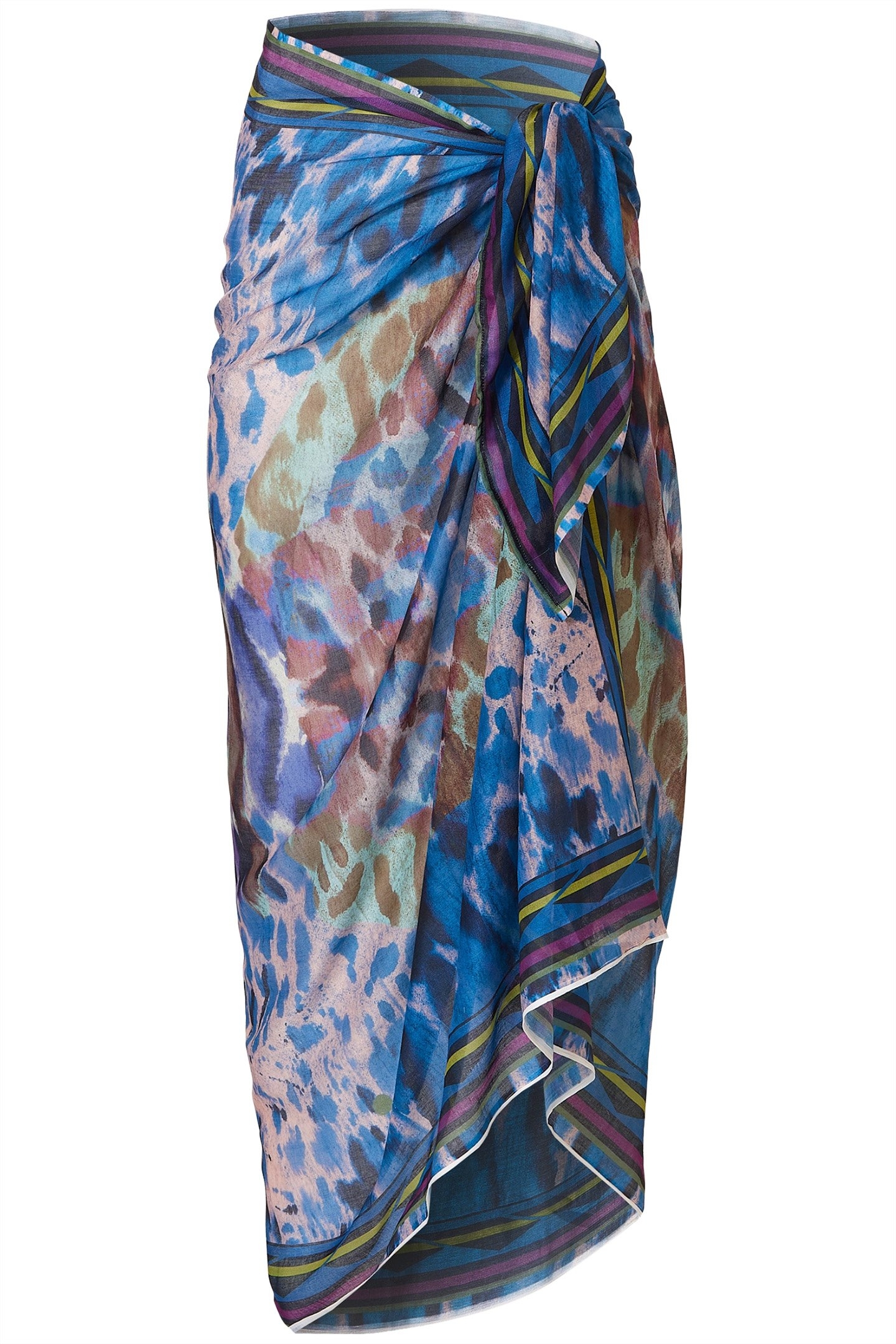 BW 1P PAREO PAREO ZANZIBAR BLUE/PINK 3