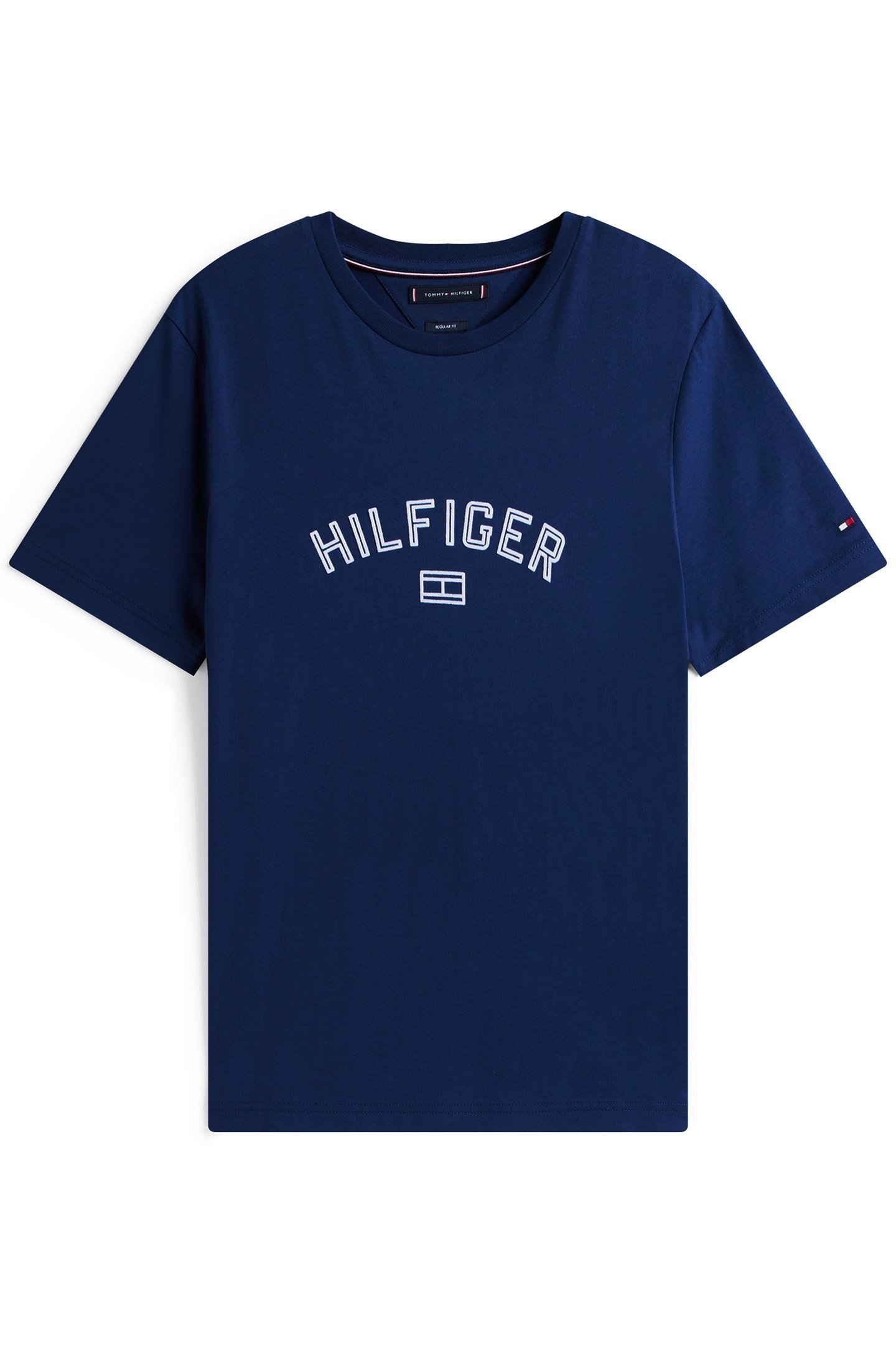 HILFIGER FLOCK TEE PREPPY NAVY 4