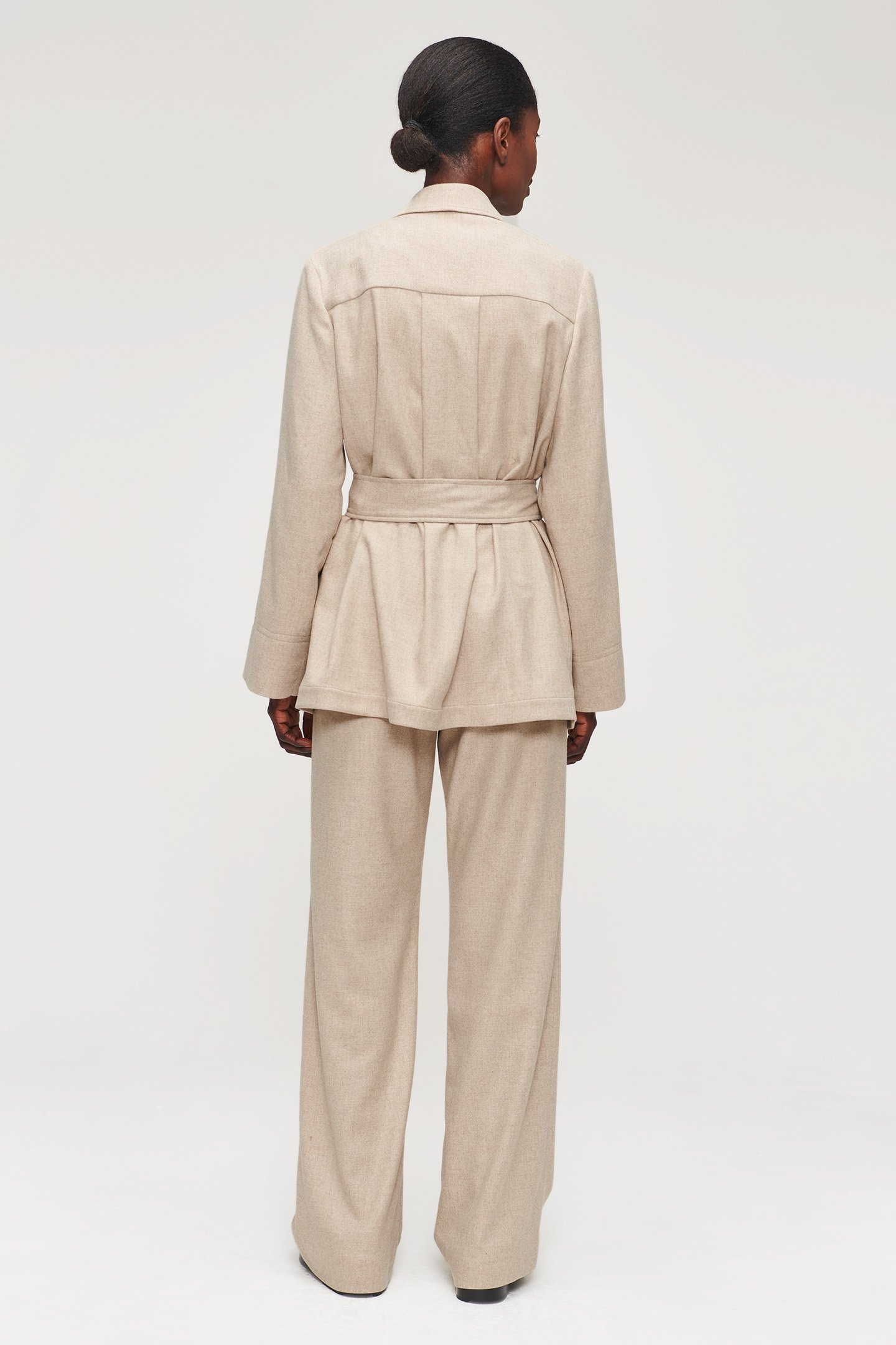 RELAXED FLANNEL JACKET SIMPLY TAUPE 4