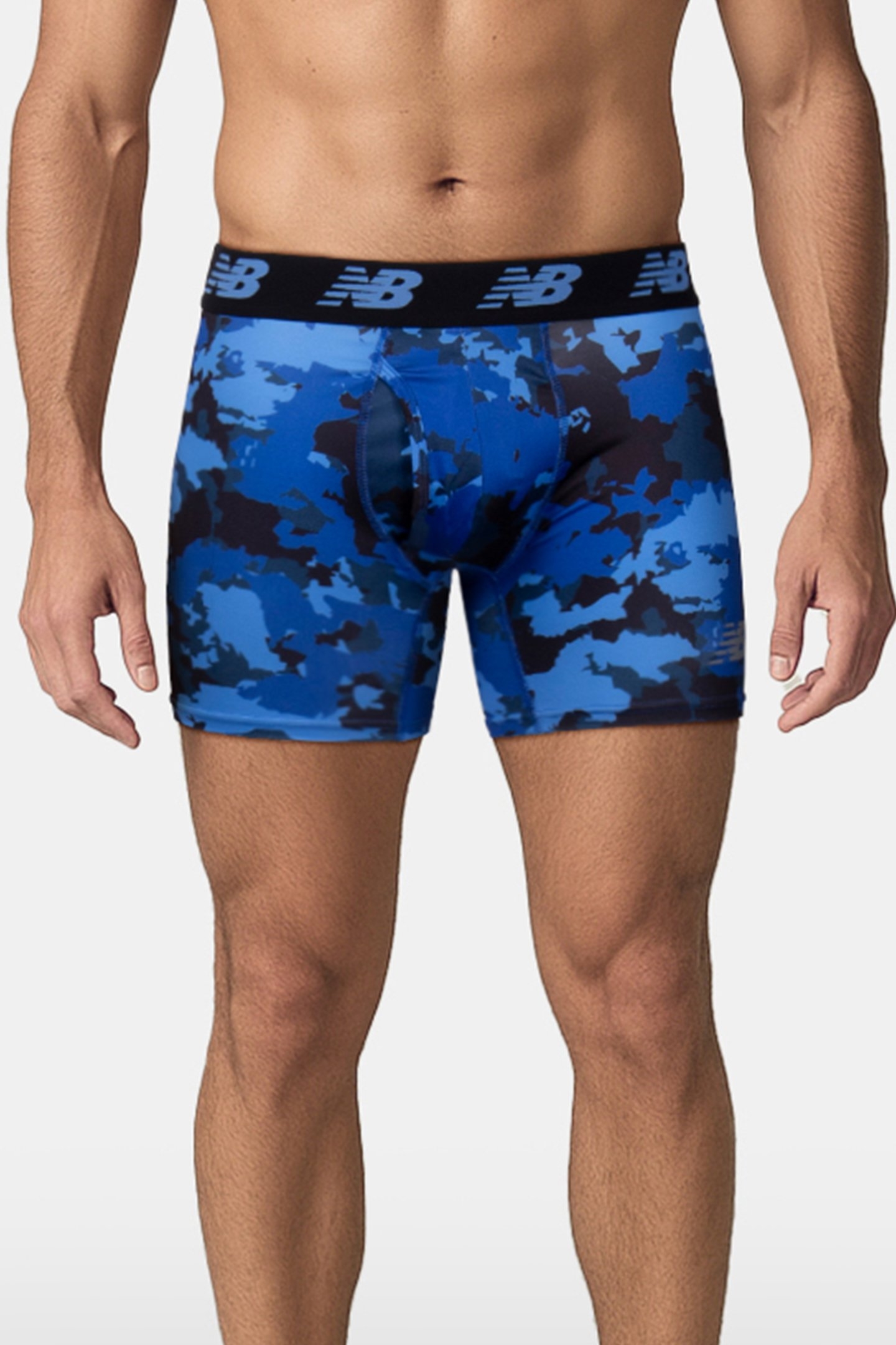 PREMIUM 6 INCH BOXER SHORTS MULTIPACK IN BLUE/BLACK 2