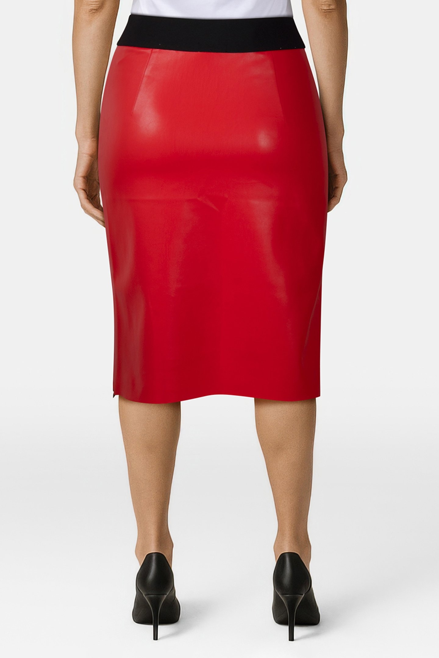 SKIRT PENCIL ZIP ACTIVE RED 2