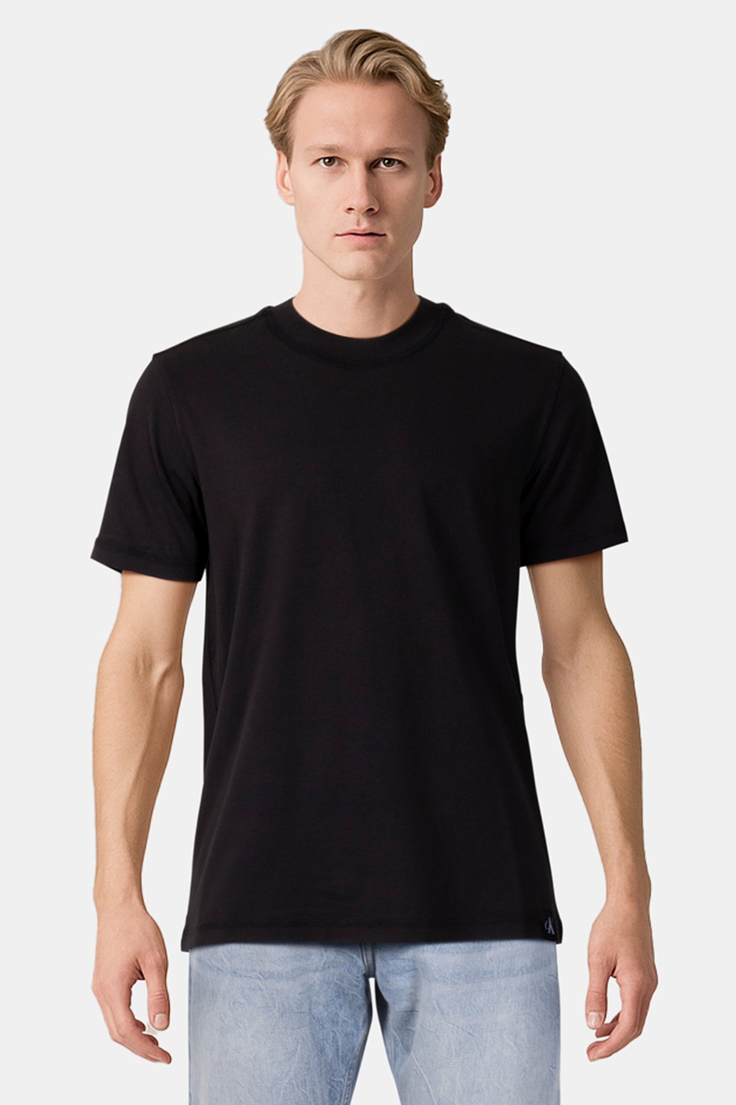 GARMENT DYE TEE CK BLACK 1