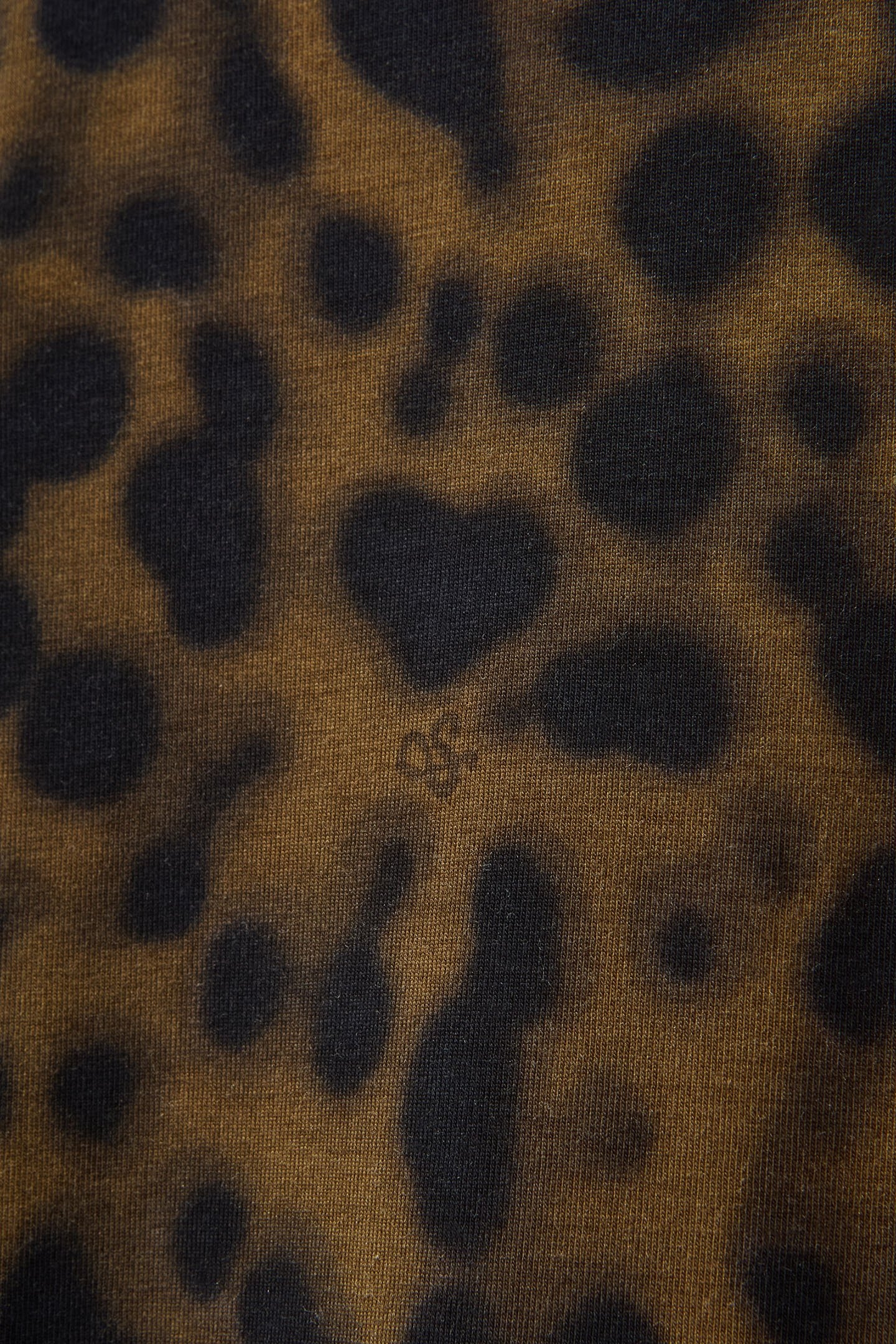 LS MOCK NECK TEE MILITARY OLIVE ANIMAL 7