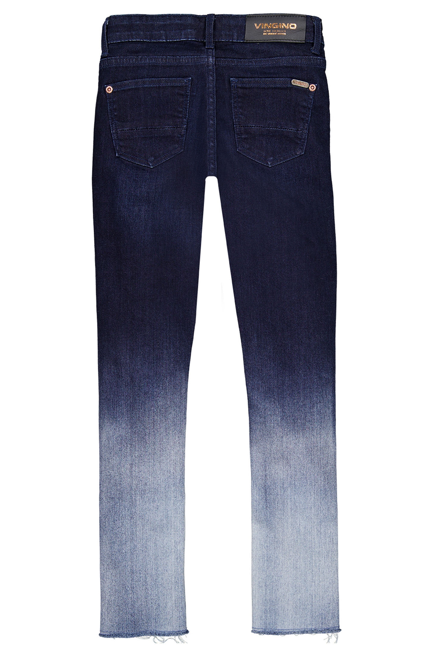 GIRL'S AMIA BLEACH JEANS DEEP DARK 2