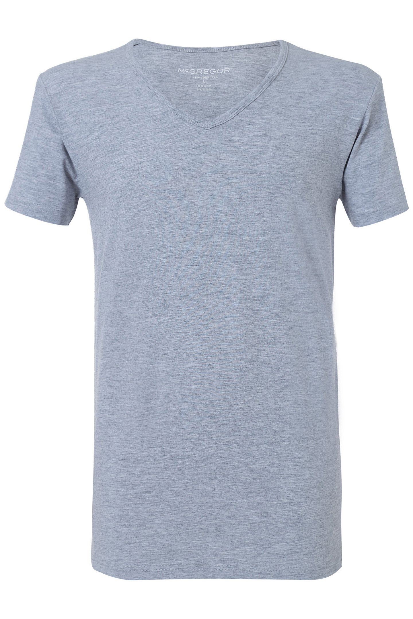 MCGREGOR - PREMIUM STRETCH T-SHIRT - V-NECK - 4-PACK GREY 3