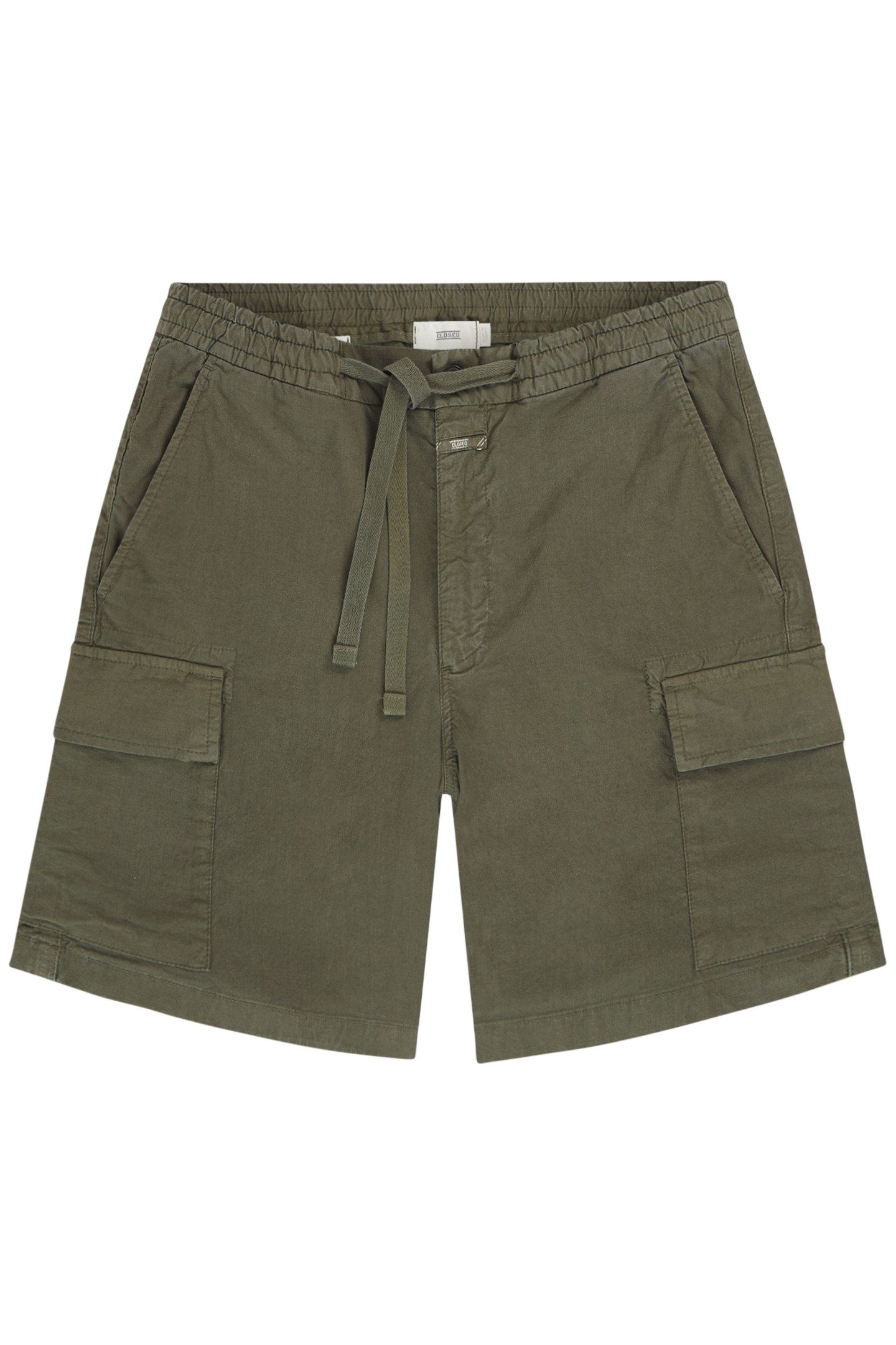 DRAWSTRING CARGO SHORTS SHORTS CHARD GREEN 3