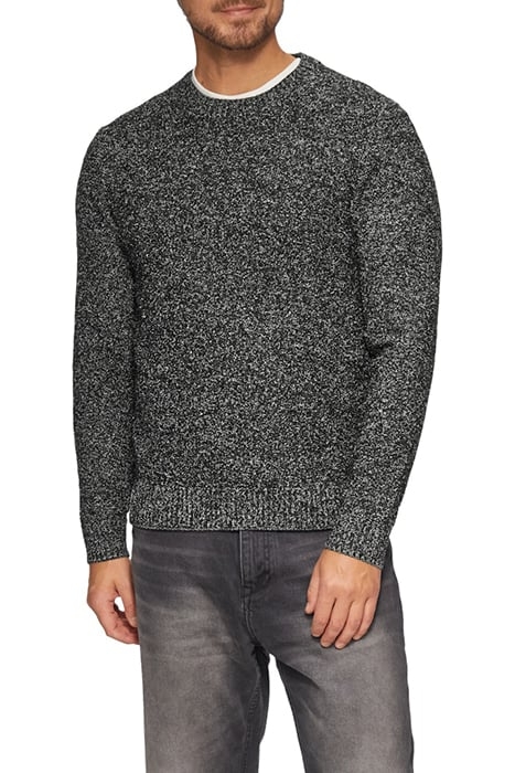 S.OLIVER PULLOVER GREY/BLACK 1