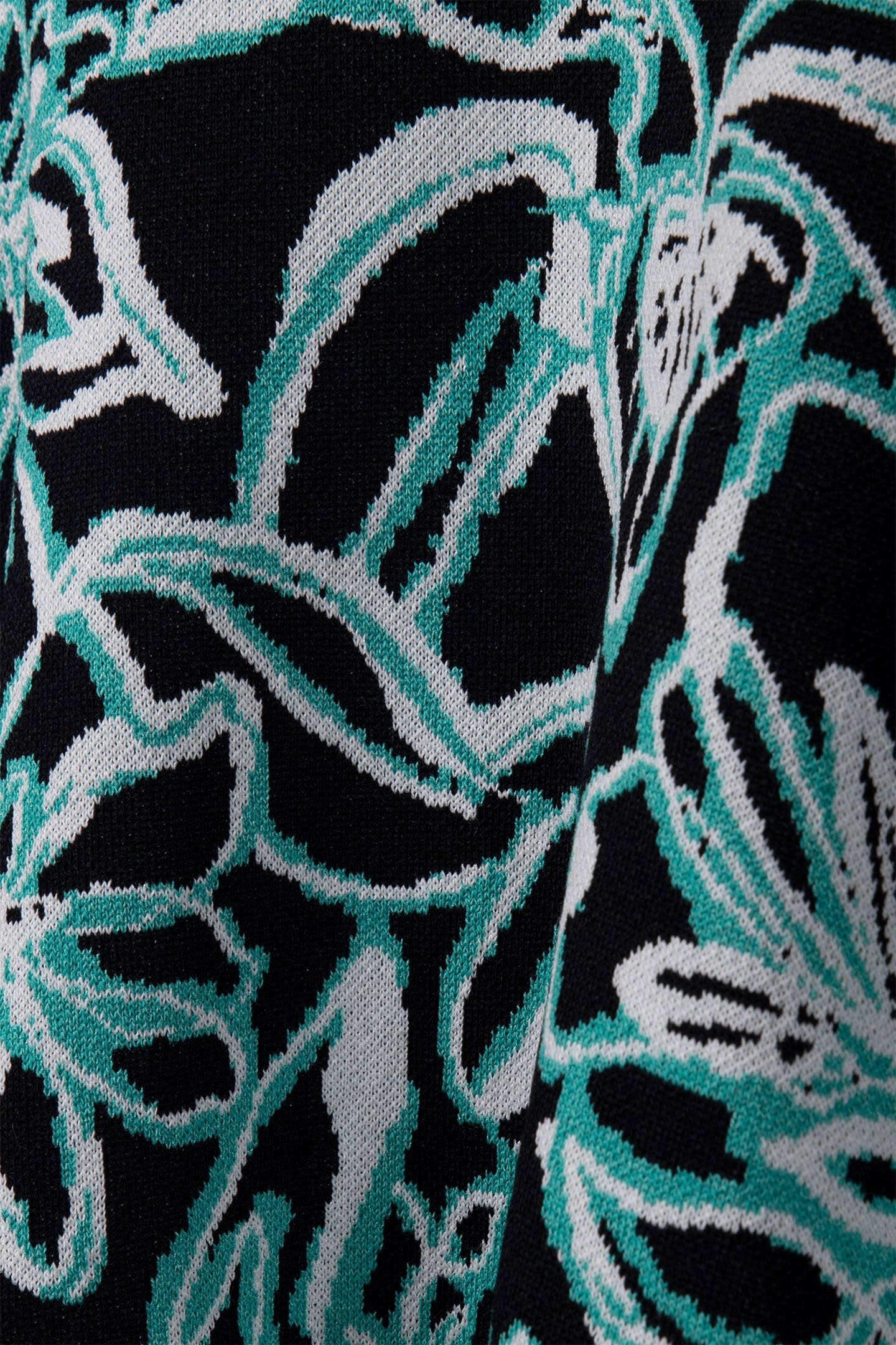 SWEATER FLORAL JACQUARD PULLOVER BLACK/NIGHT SKY/WHITE 4