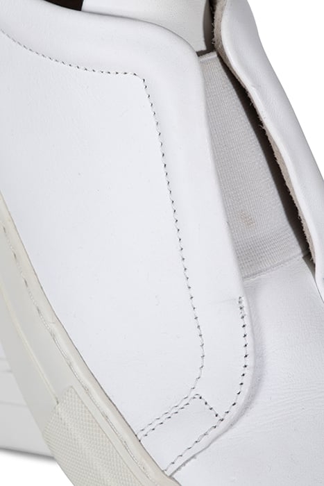 SARA ELASTIC SLIP ON TRAINER WHITE 4